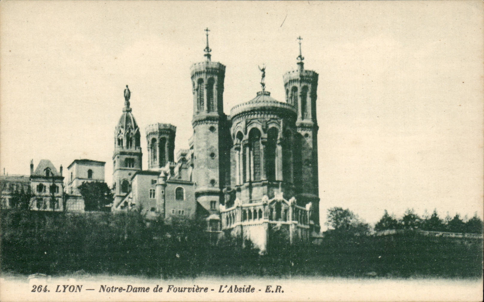 Lyon - Notre Dame de Fourviere - der Apse - CPA