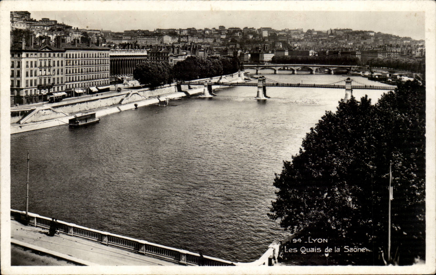 Lyon - Kais des Saone - CPA