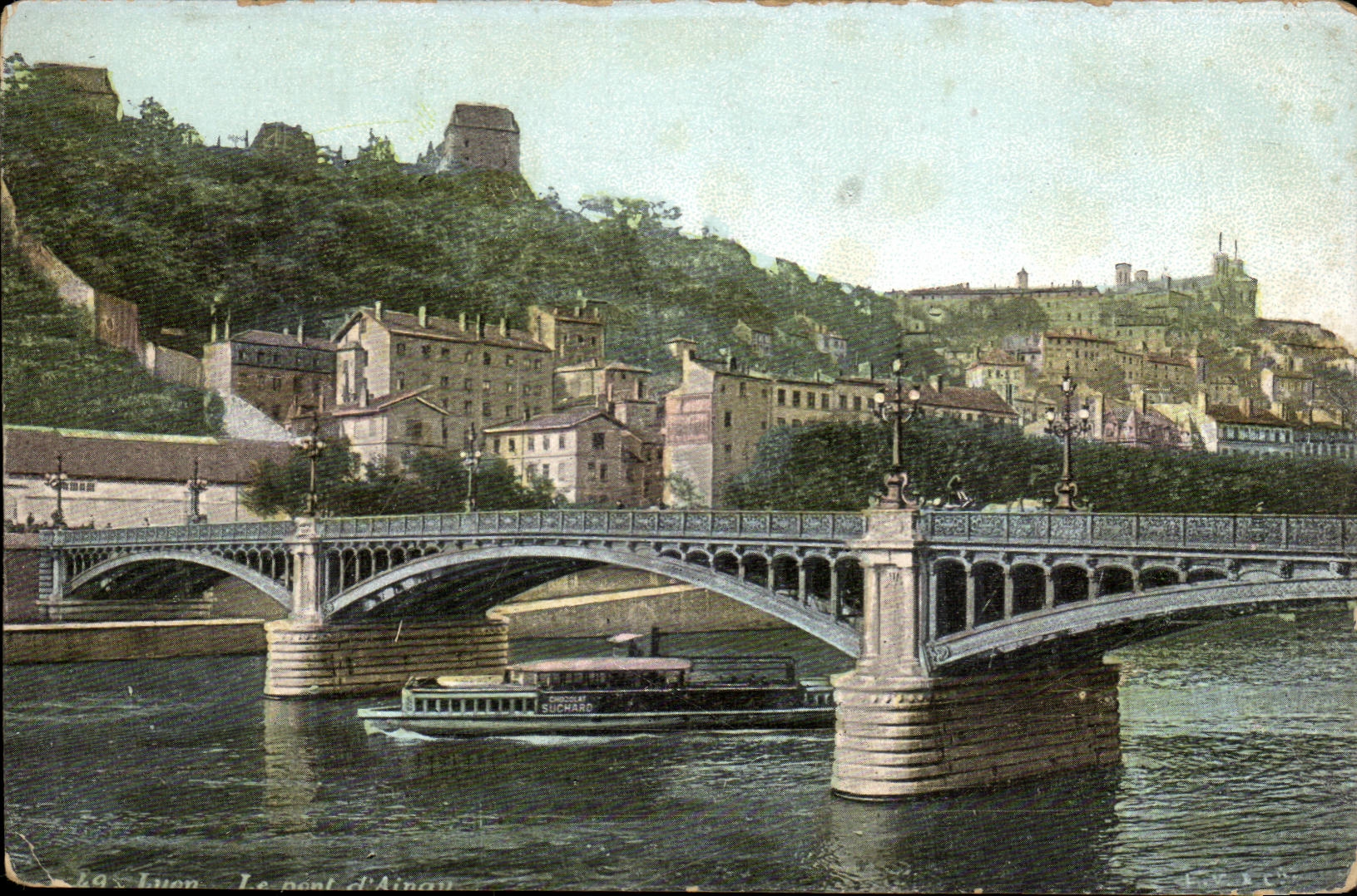 Lyon - die Brucke D Ainay - CPA
