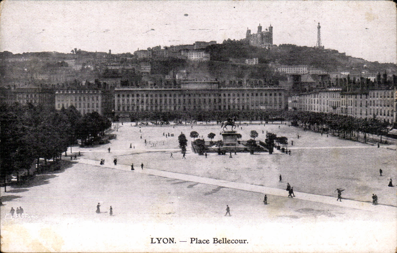 Lyon - Bellecour Platz - CPA