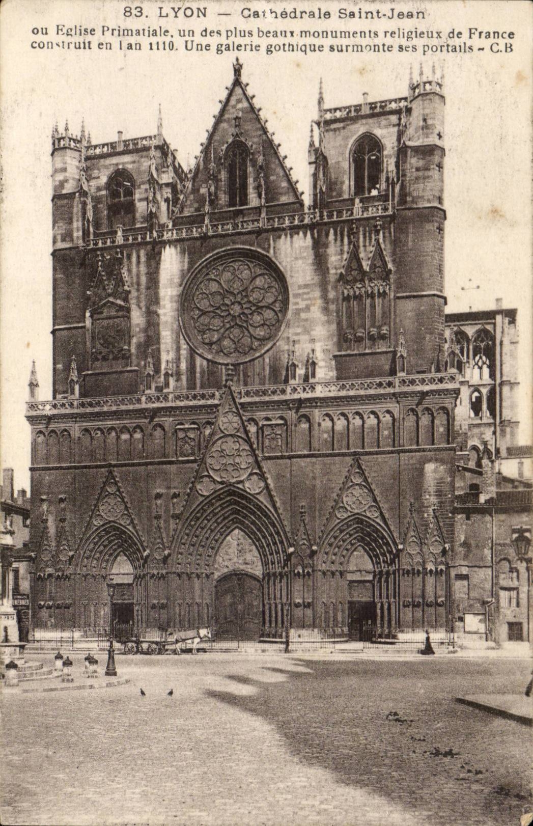 Lyon - Kathedrale-Str Jean - CPA