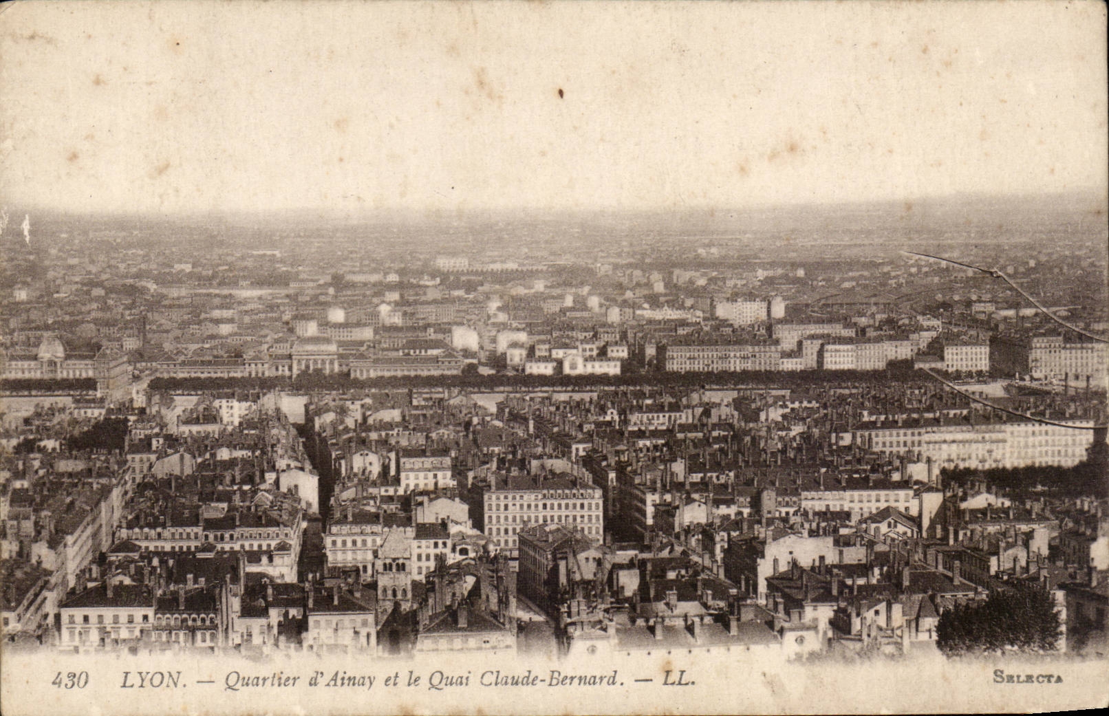 Lyon - Bezirk von Ainay und von Quay Claude Bernard - CPA