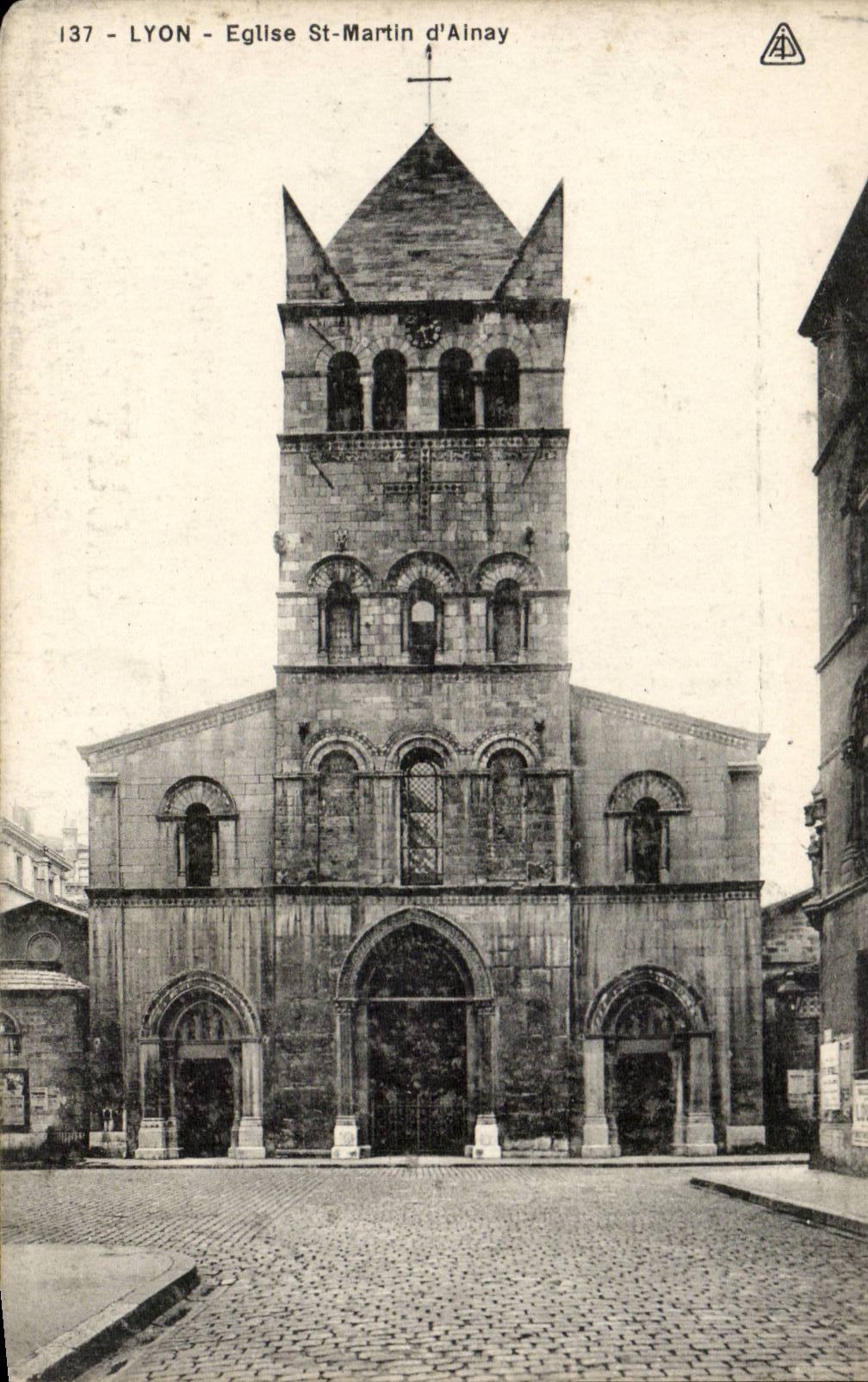 Lyon - Kirche-Str Martin d Ainay - CPA