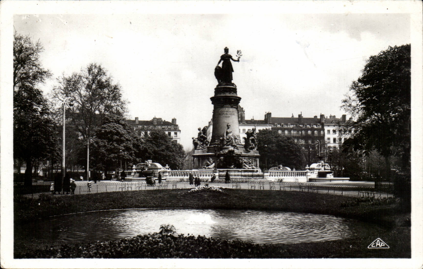 Lyon - der Carnot Platz - CPA