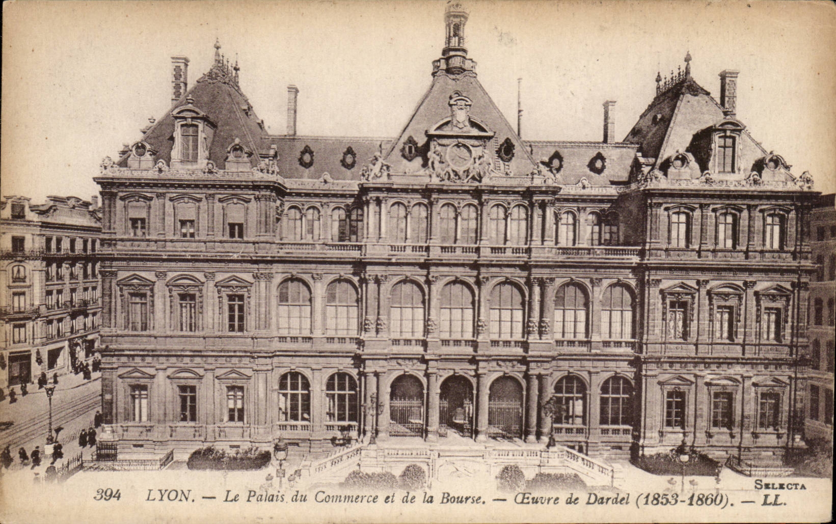 Toulouse - Le Palais du Commerce et de la Bourse - Oeuvre de Dardel - CPA 