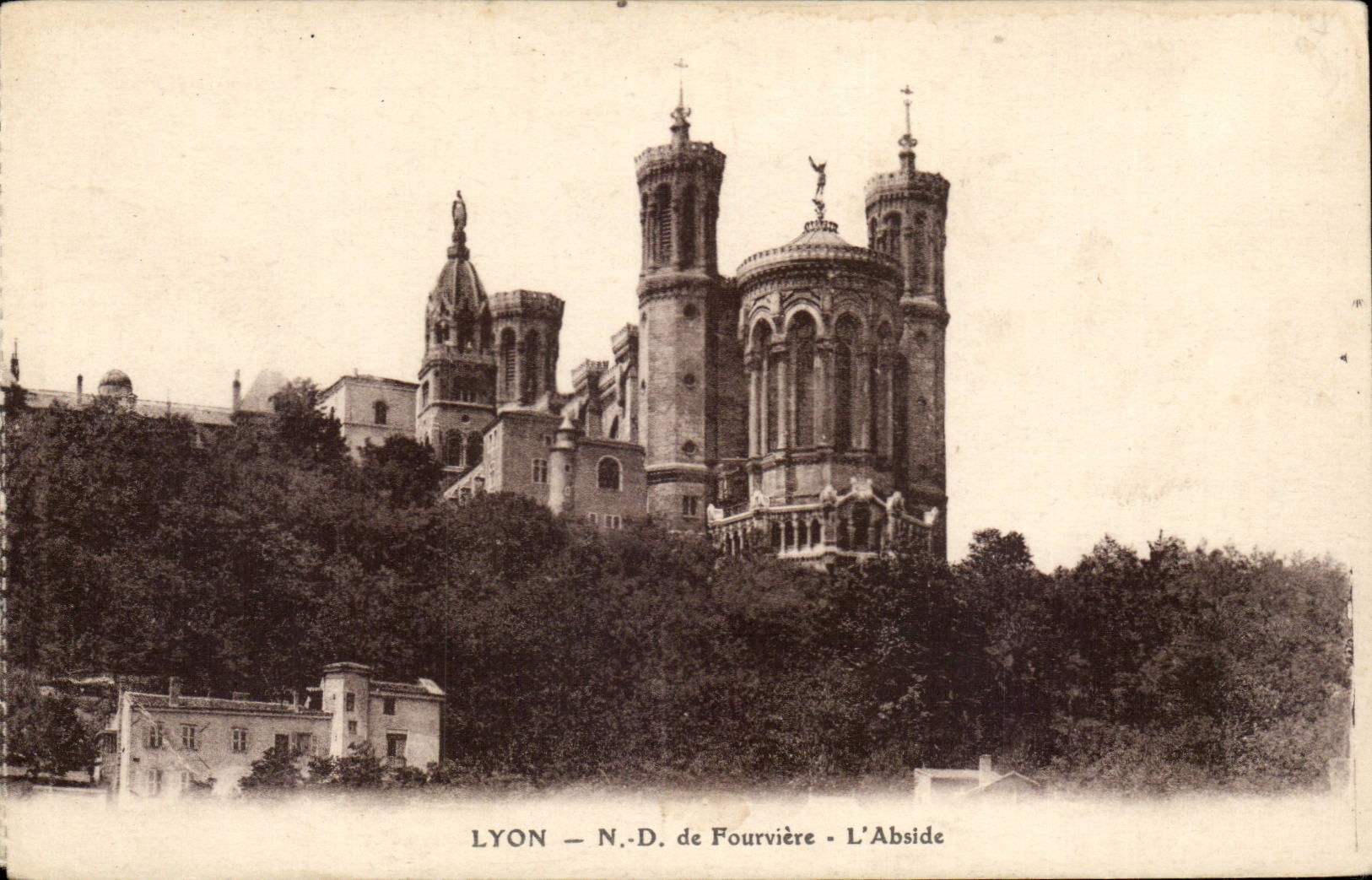Lyon - Notre Dame de Fourviere - der Apse - CPA