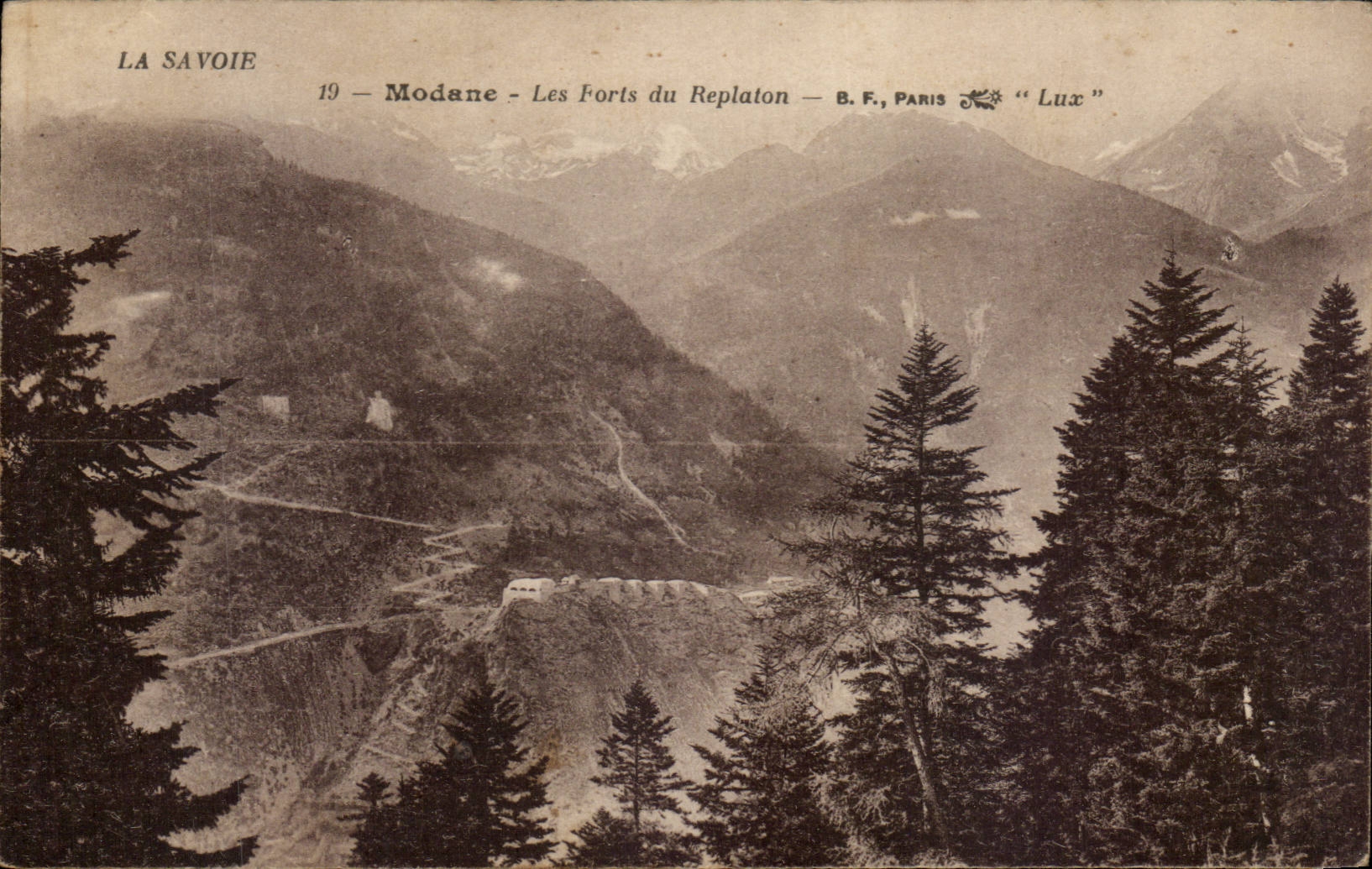 Modane - Forts of Replaton CPA