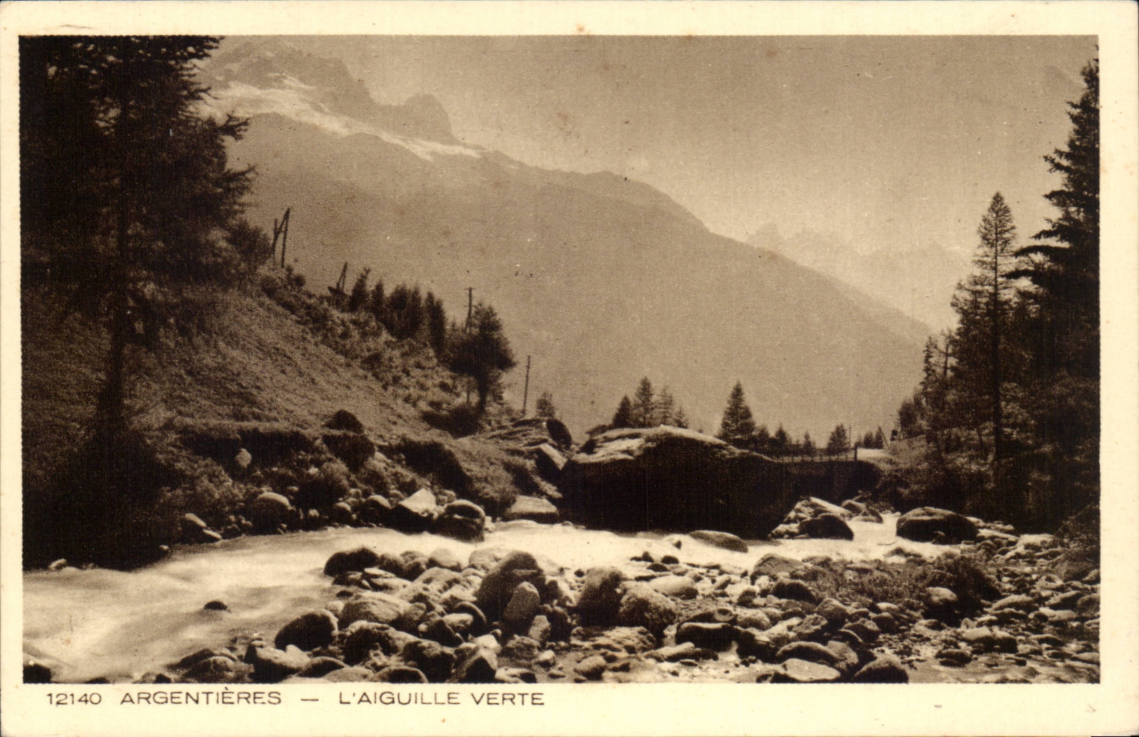 Argentieres - the Green Needle - CPA
