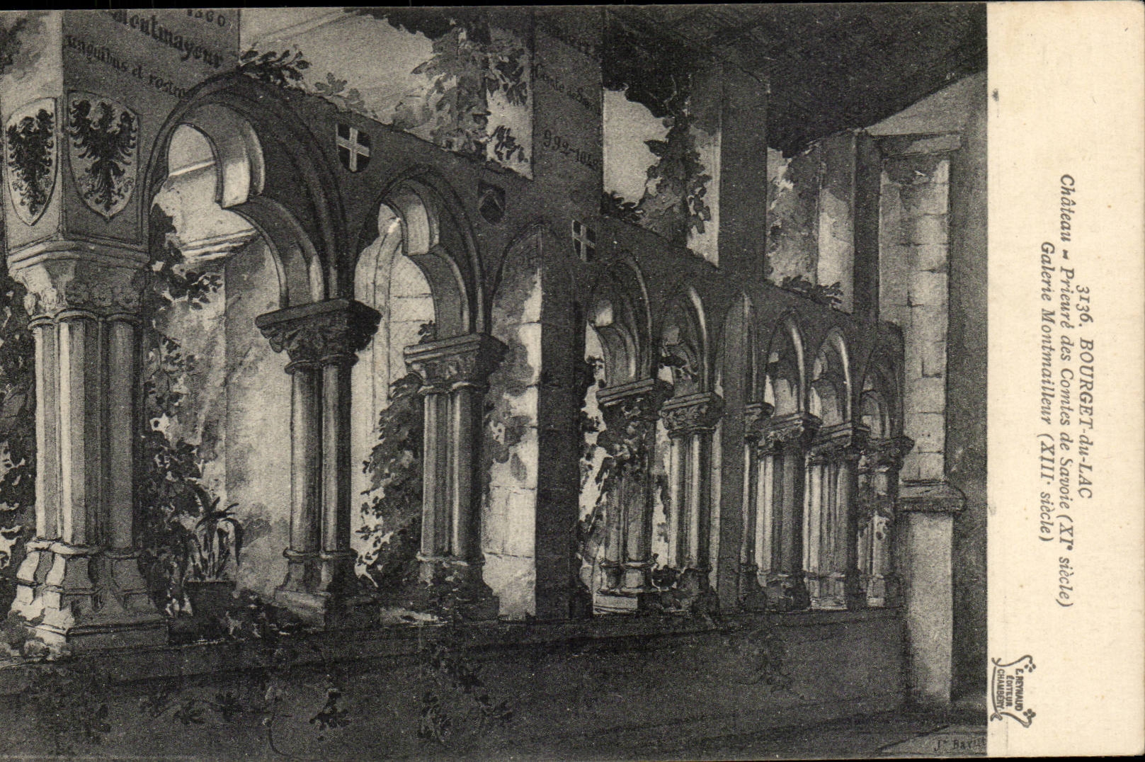 Le Bourget of the Lake - the Castle - Prioress of the Counts de Savoie XI century CPA