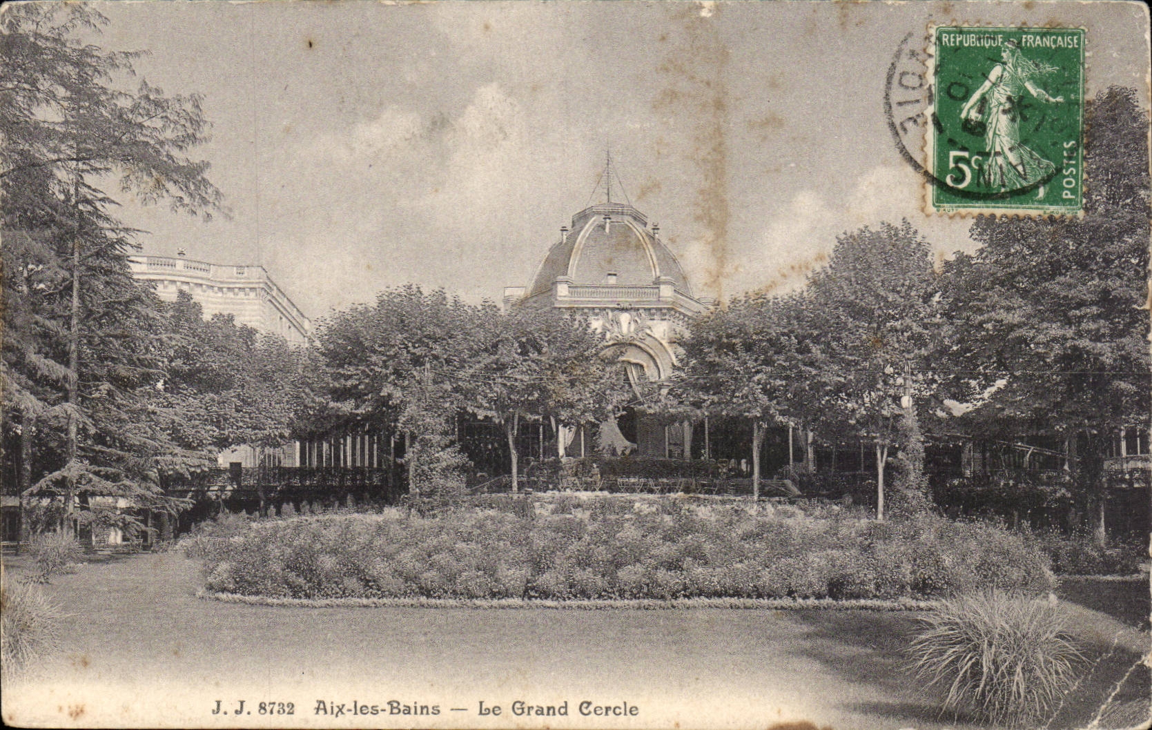 Aix les Bains - the Large Circle - CPA