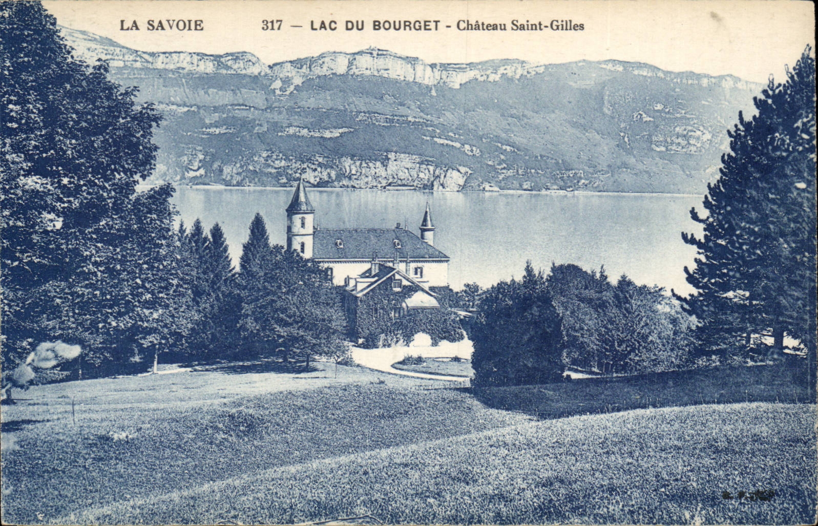 lake of Bpouget - Castle Sainr Gilles - CPA