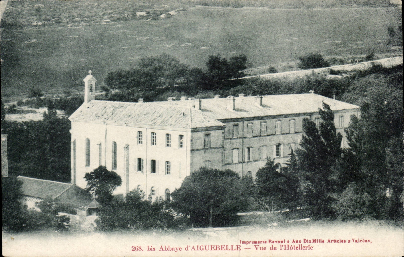 CPA d4Aiguebelle Abbey Seen of hotel trade