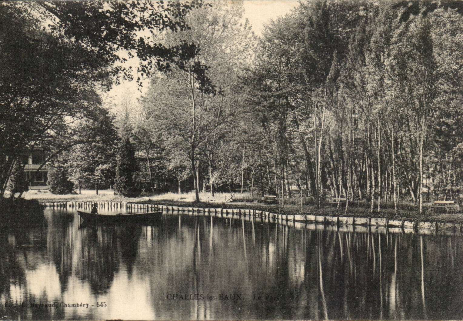 CPA Challes les Bains the park