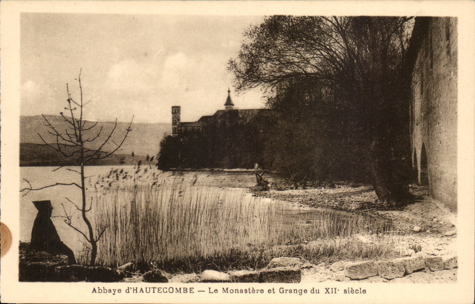 CPA Abbey of Hautecombe the monastery and barn of 12th