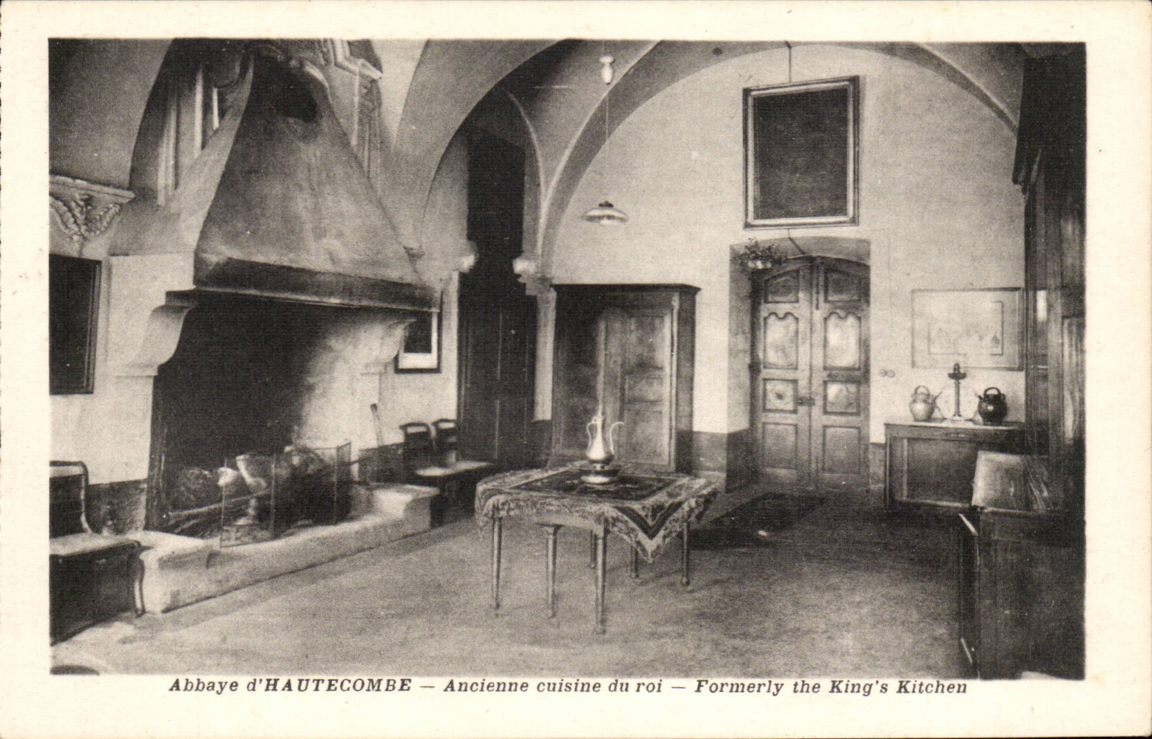 CPA Abbey of Hautecombe Old kitchen of the king