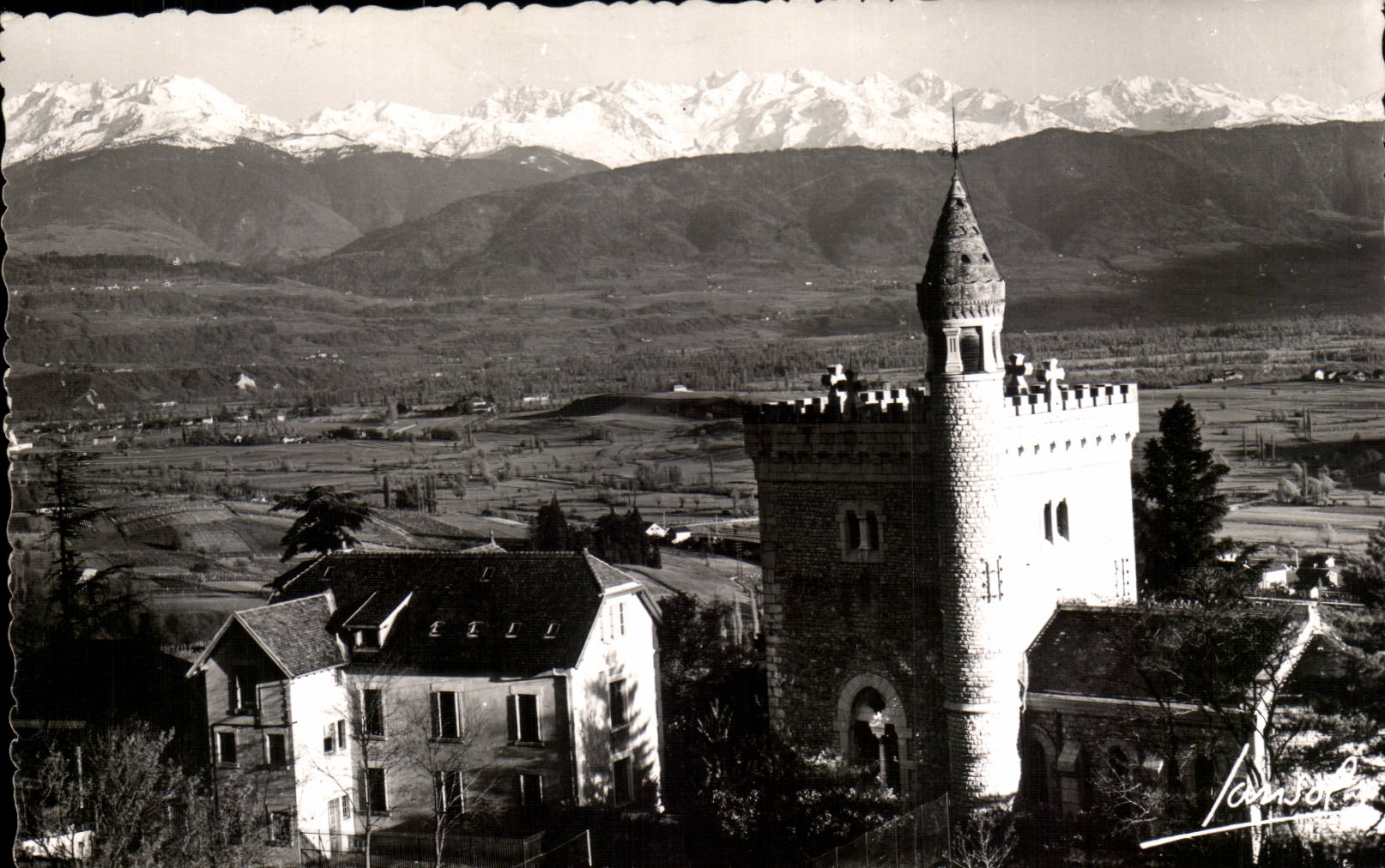 MODERN CARD closed Chignin It Saint Anthelme and the alpine range