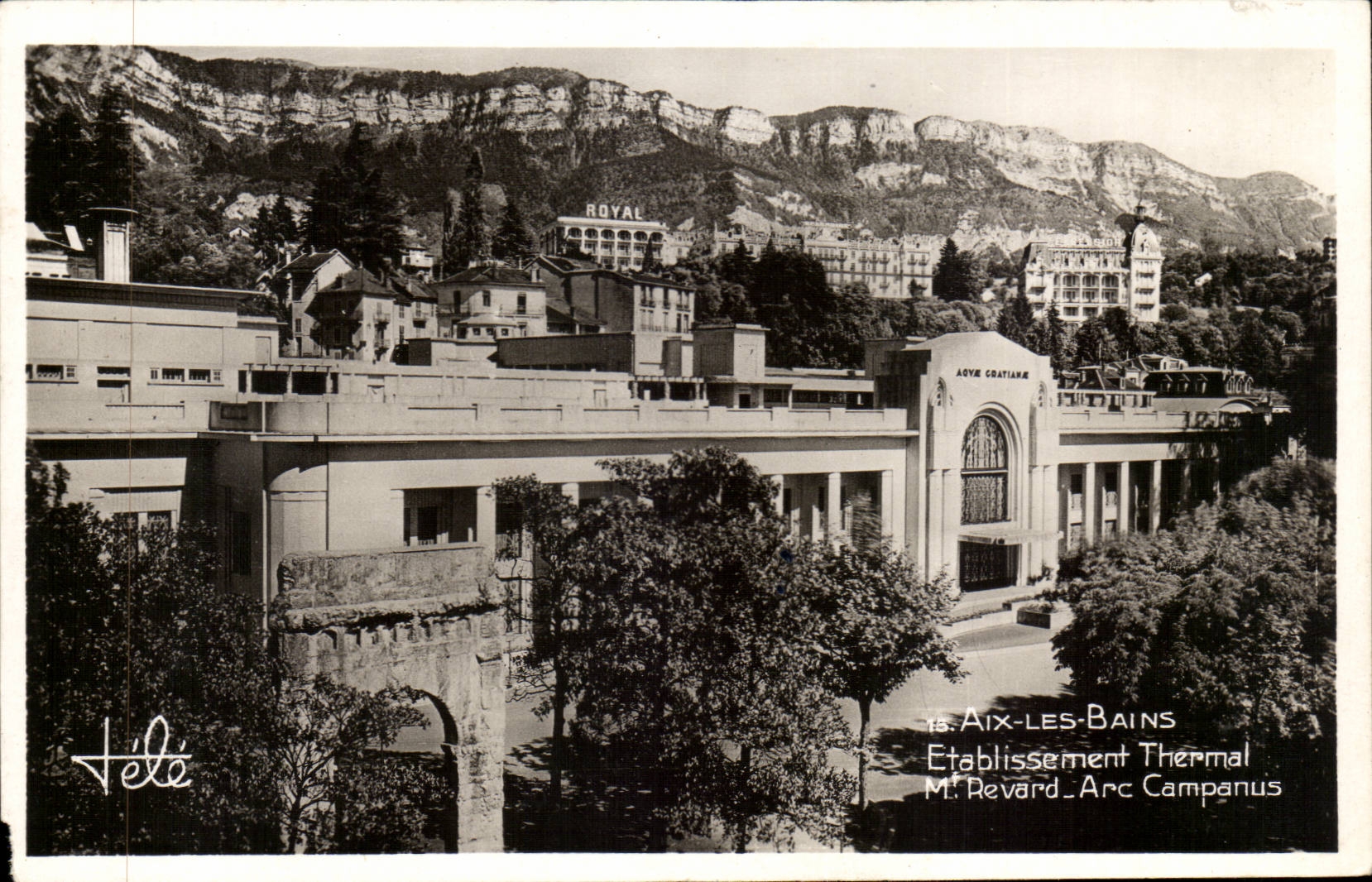 CPA Aix les Bains Hydropathic establishment MT Revard Arc Campanus
