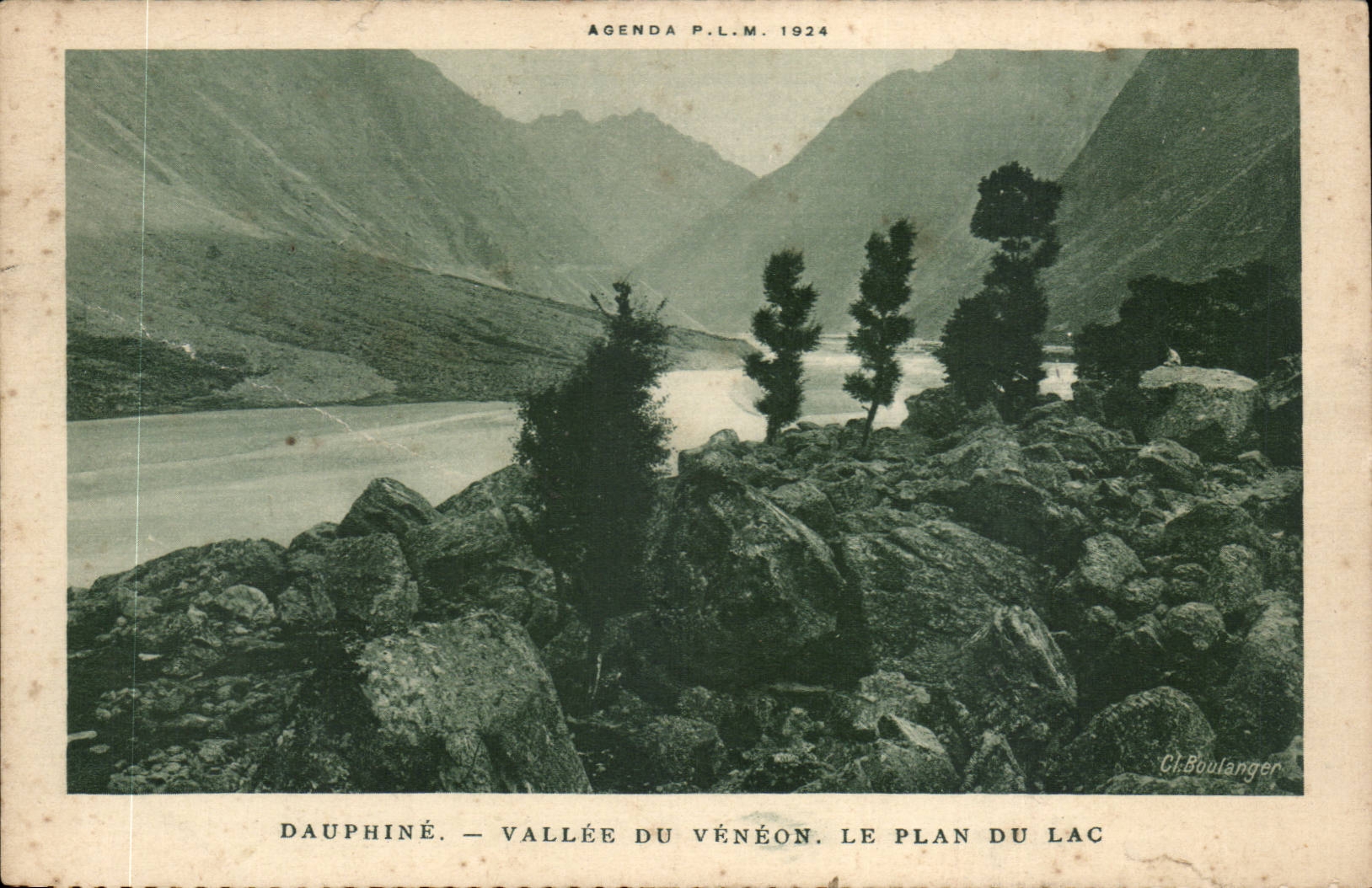 Dauphine CPA Valley of Veneon the plan of the lake