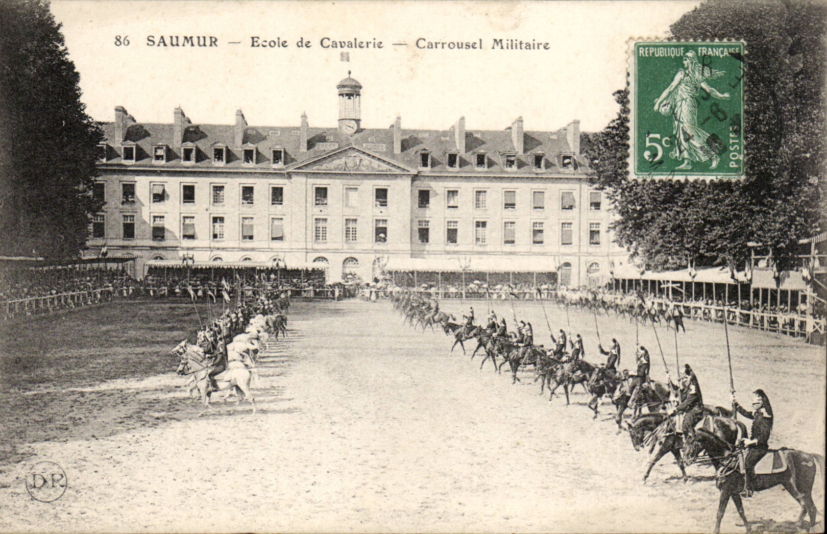 Saumur CPA School of military cavalry Carousel (riding horse hippism)