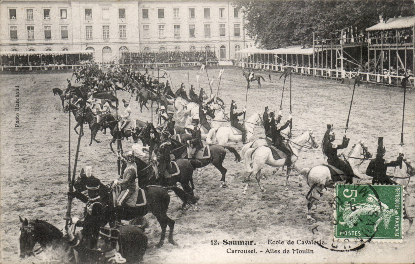 Saumur CPA School of application of military cavalry Carousel Ales of Mill (riding horse hippism)
