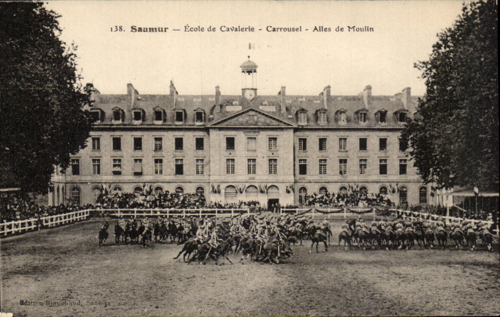 Saumur CPA School of cavalry Carousel Gone of Mill (horse hippism)