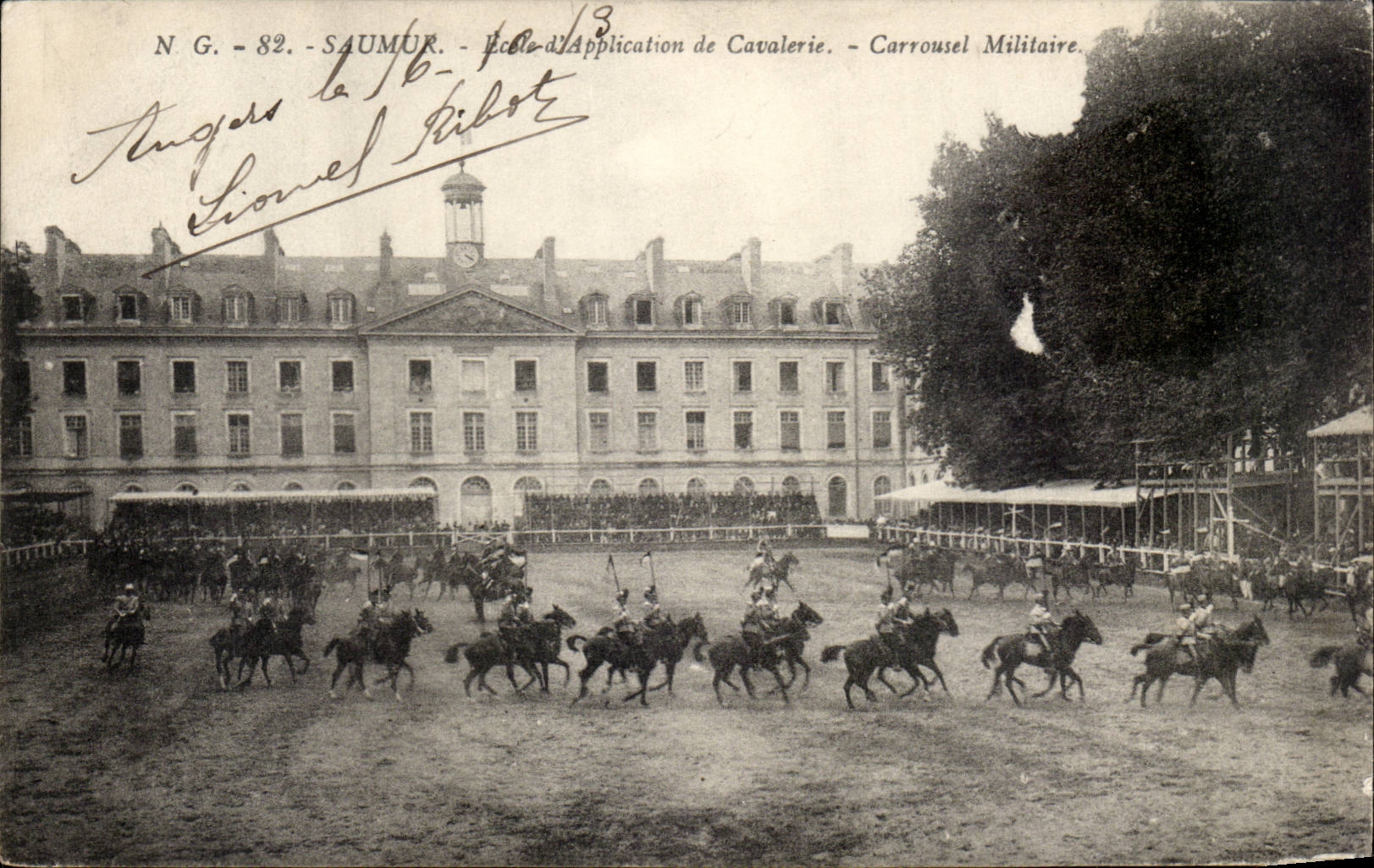 Saumur CPA School of application of cavalry military Carousel (horse hippism)
