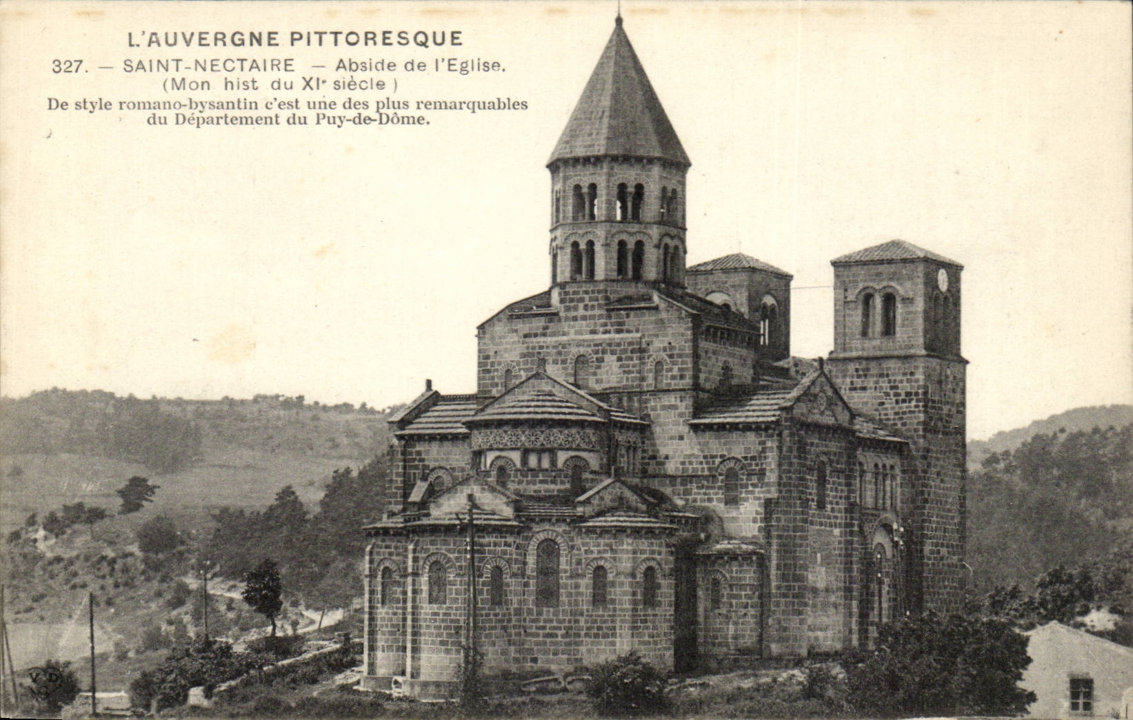 CPA Saint Nectary Apse of the church