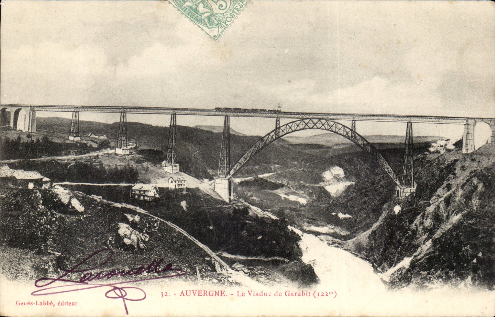 CPA Auvergne the Viaduct of Garabit