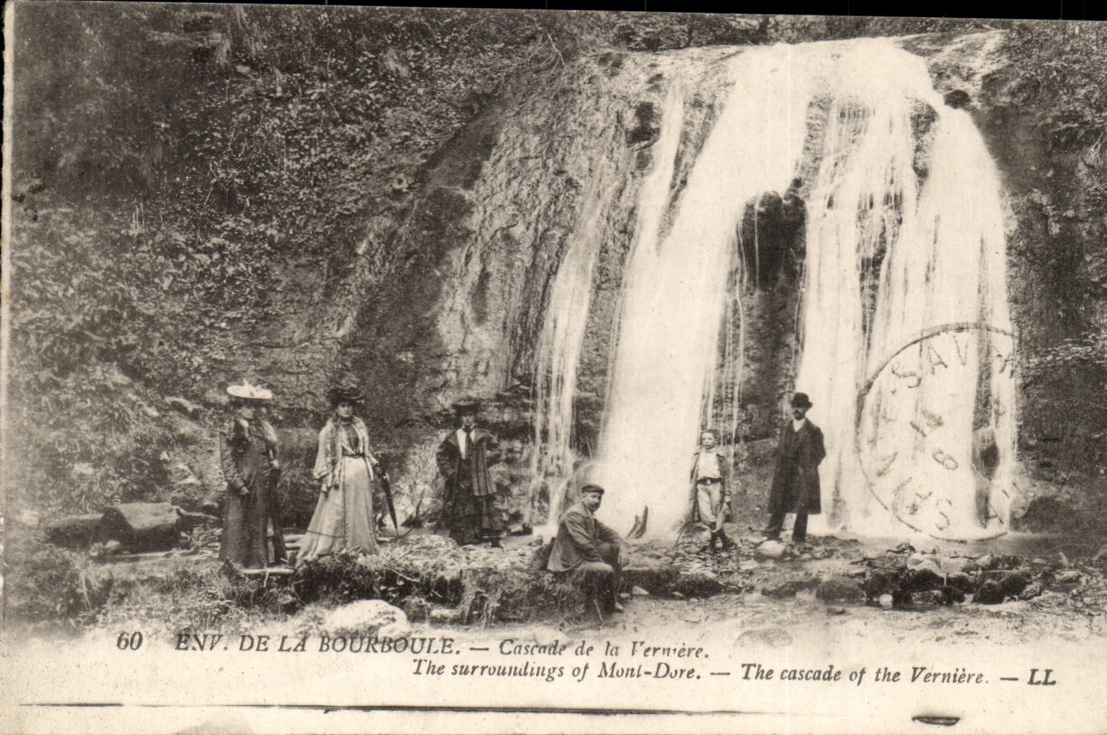 CPA Umgebung der Bourboule Kaskaden von Verniere