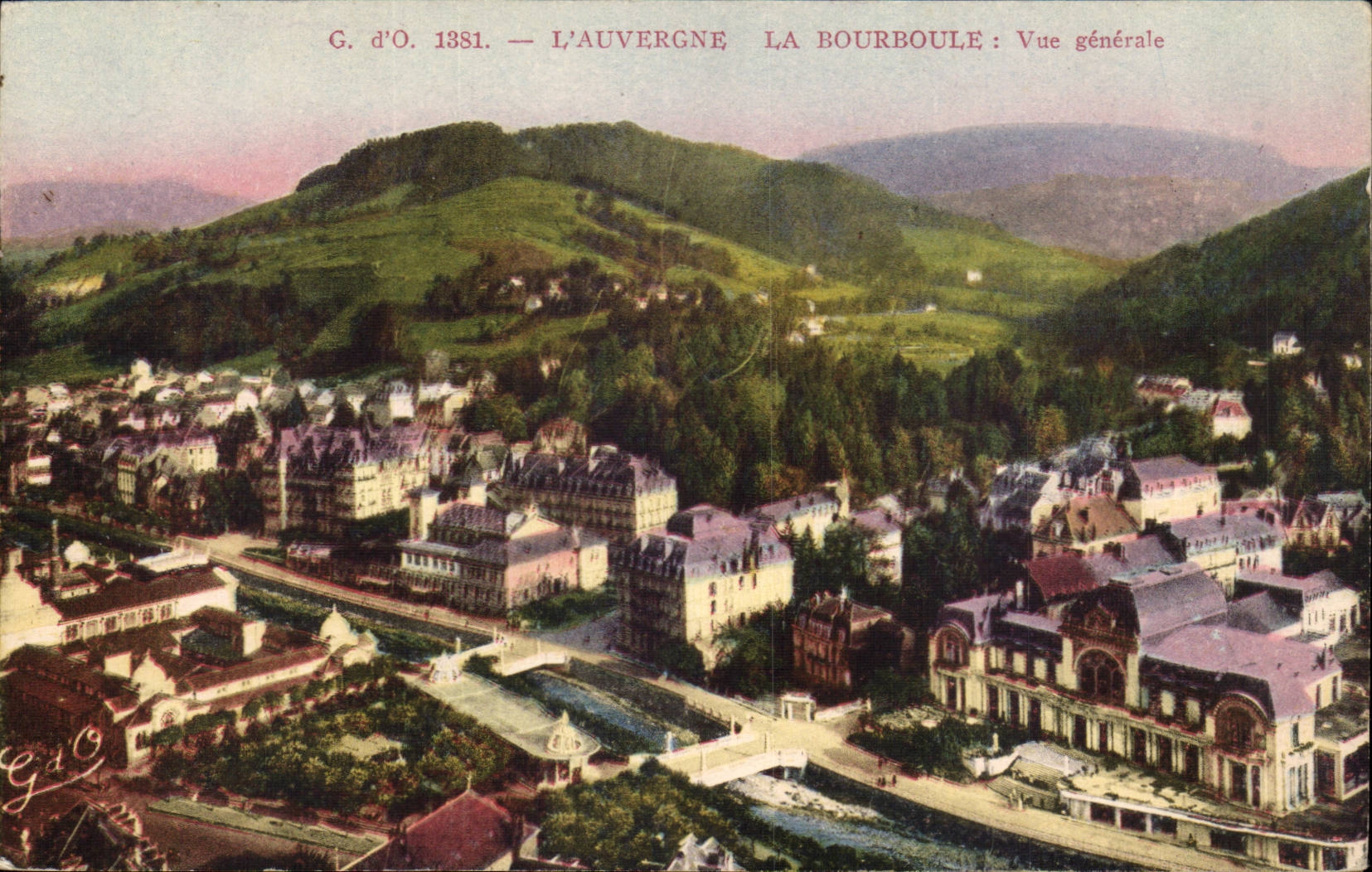 CPA Auvegne Bourboule Ansicht