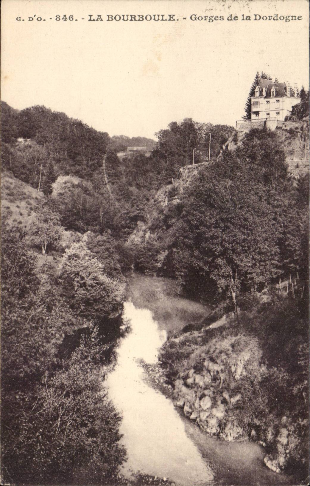 CPA Bourboule Falle des Dordogne
