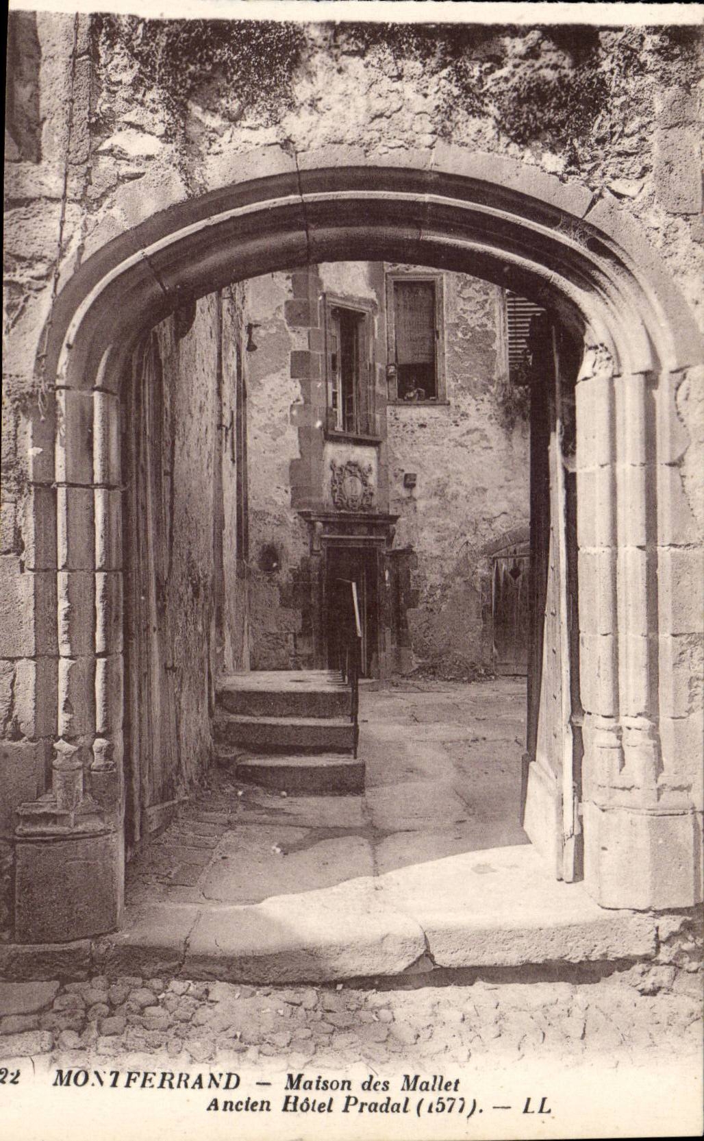 CPA Montferrand House of Mallet Old hotel Pradal (1577)