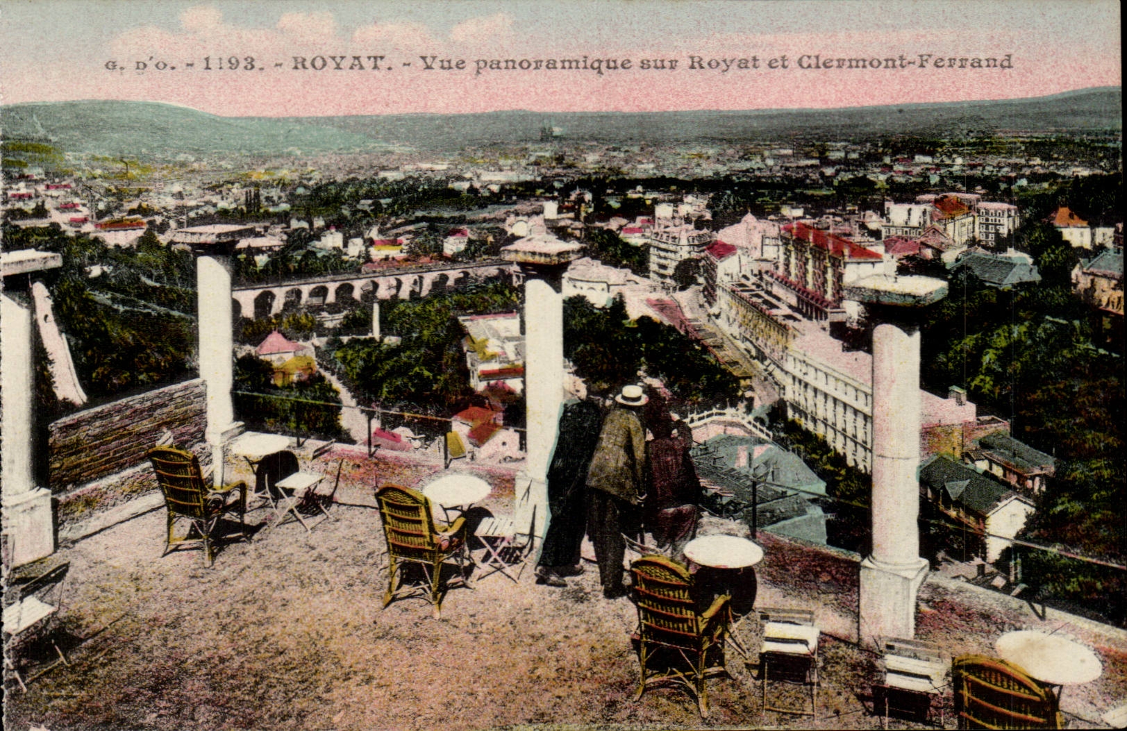 CPA Royat Panoramic View on Royat and Clermont Ferrand