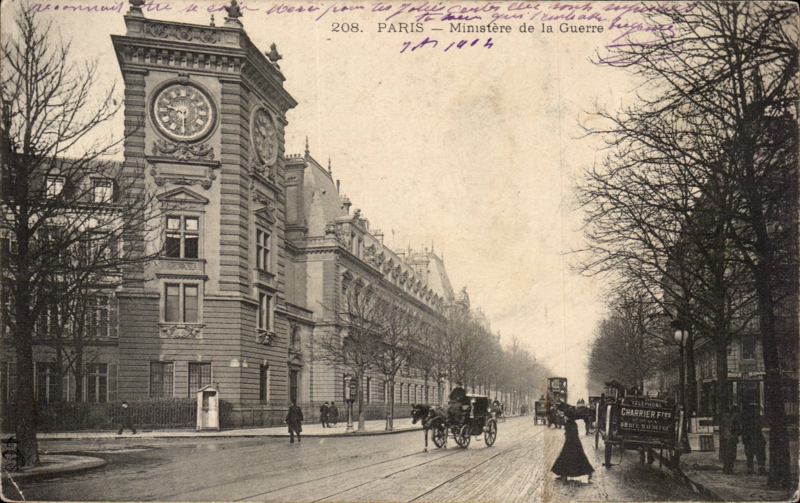 Paris 7 - Ministry for the War - CPA
