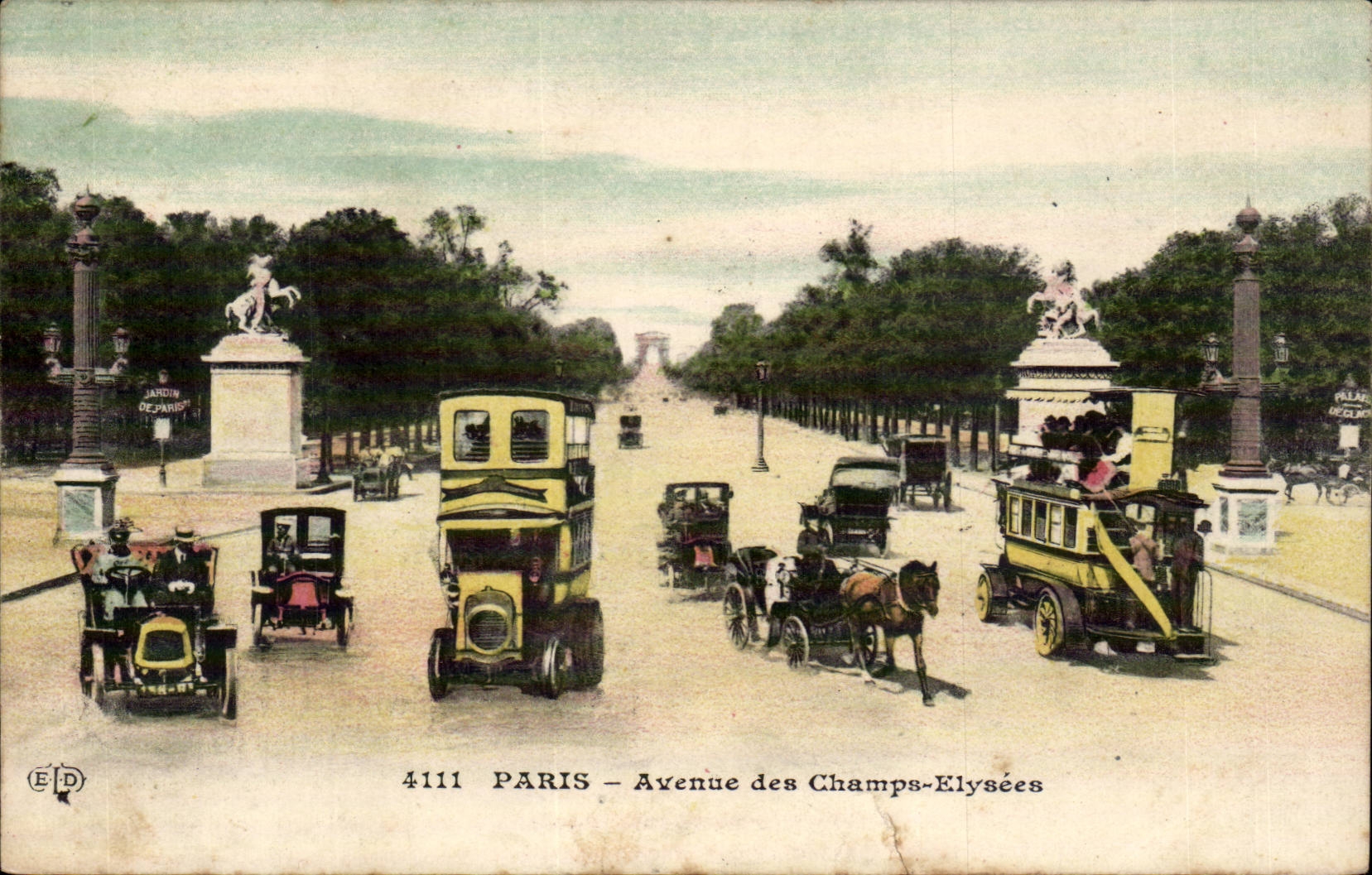 Paris 8 - Avenue of the Champs Elysees - CPA