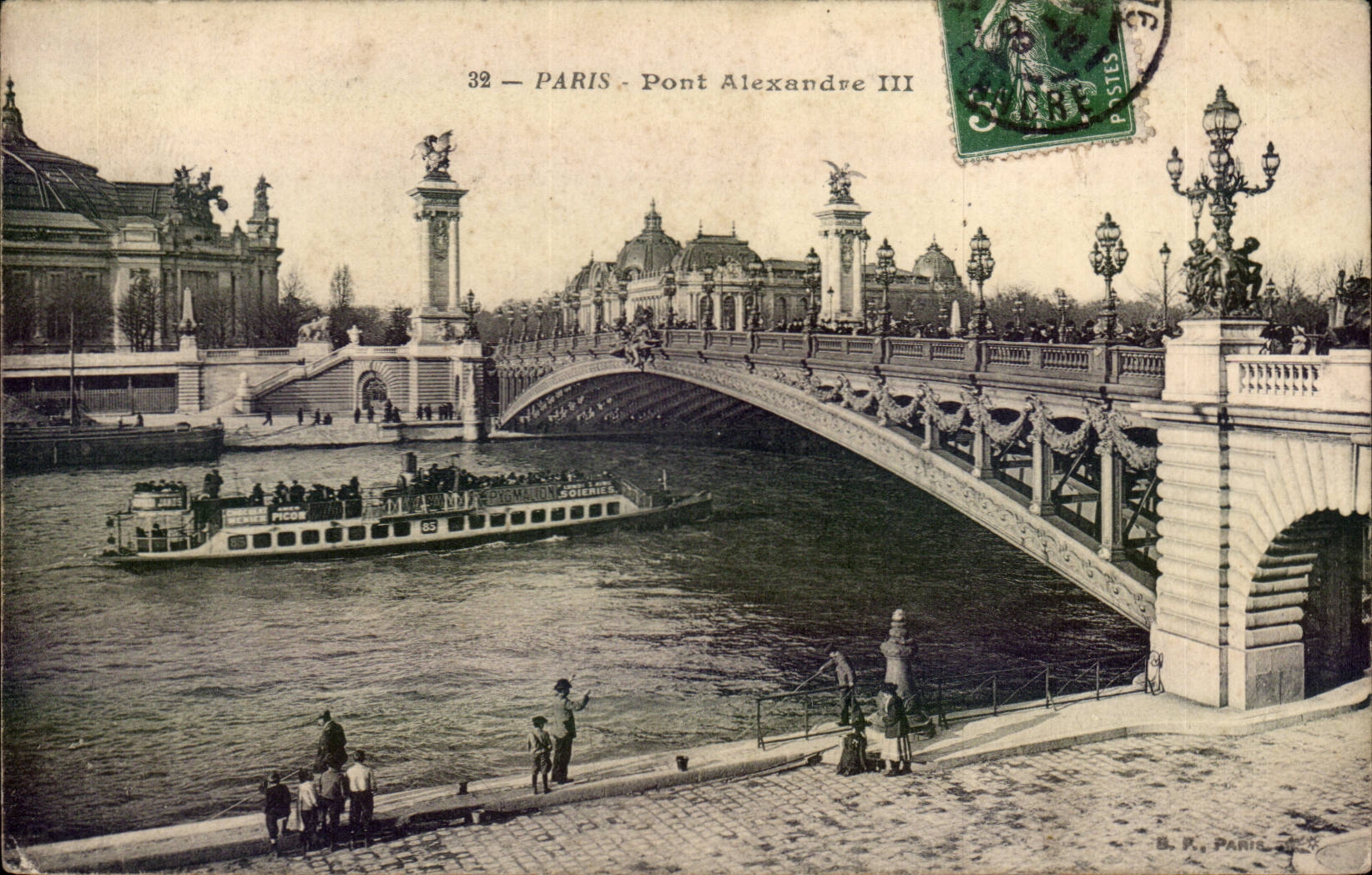 Paris 7 - Bridge Alexandre III - CPA
