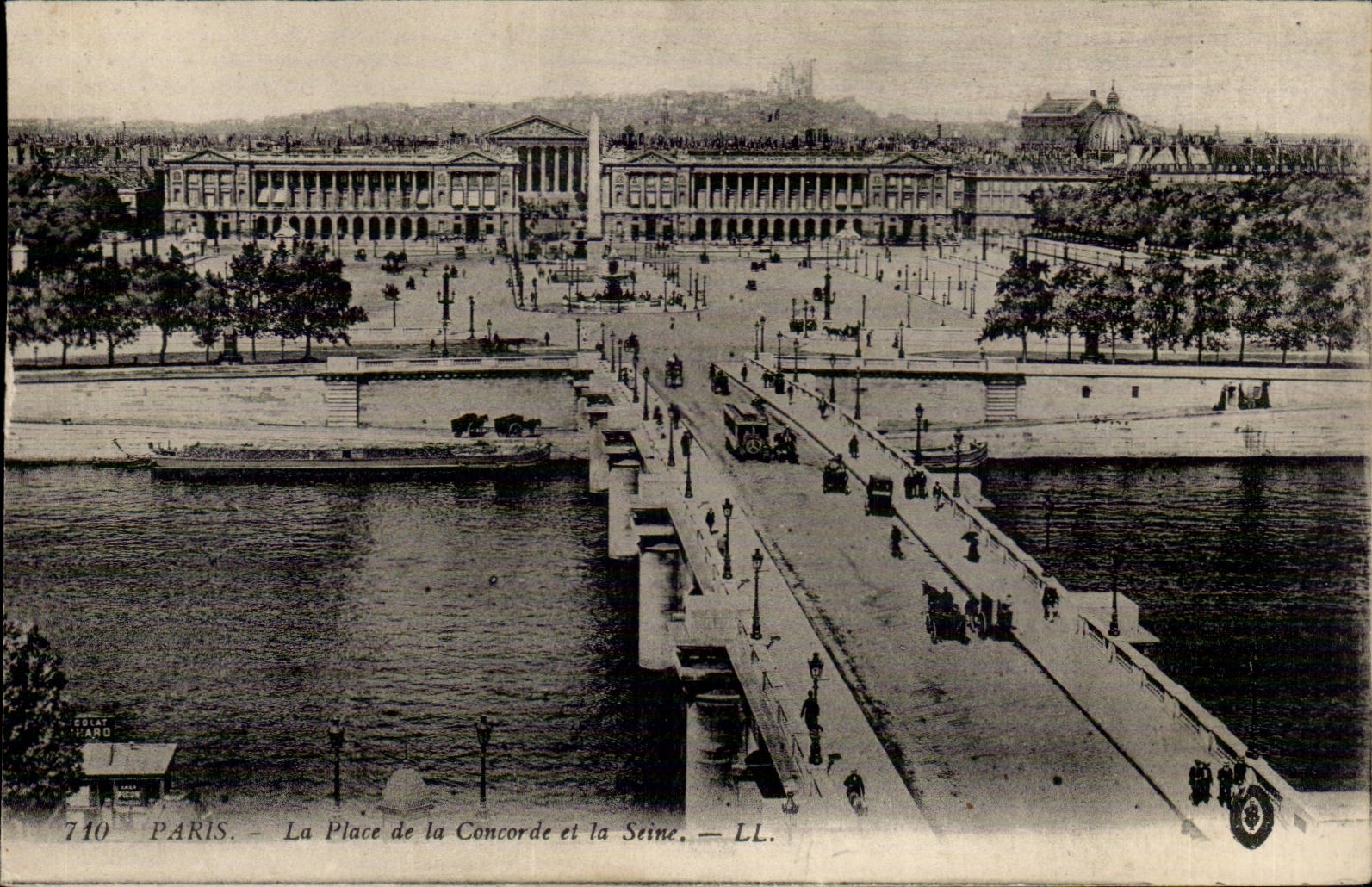 Paris 8 - The Place of the Harmony and the Seine - CPA