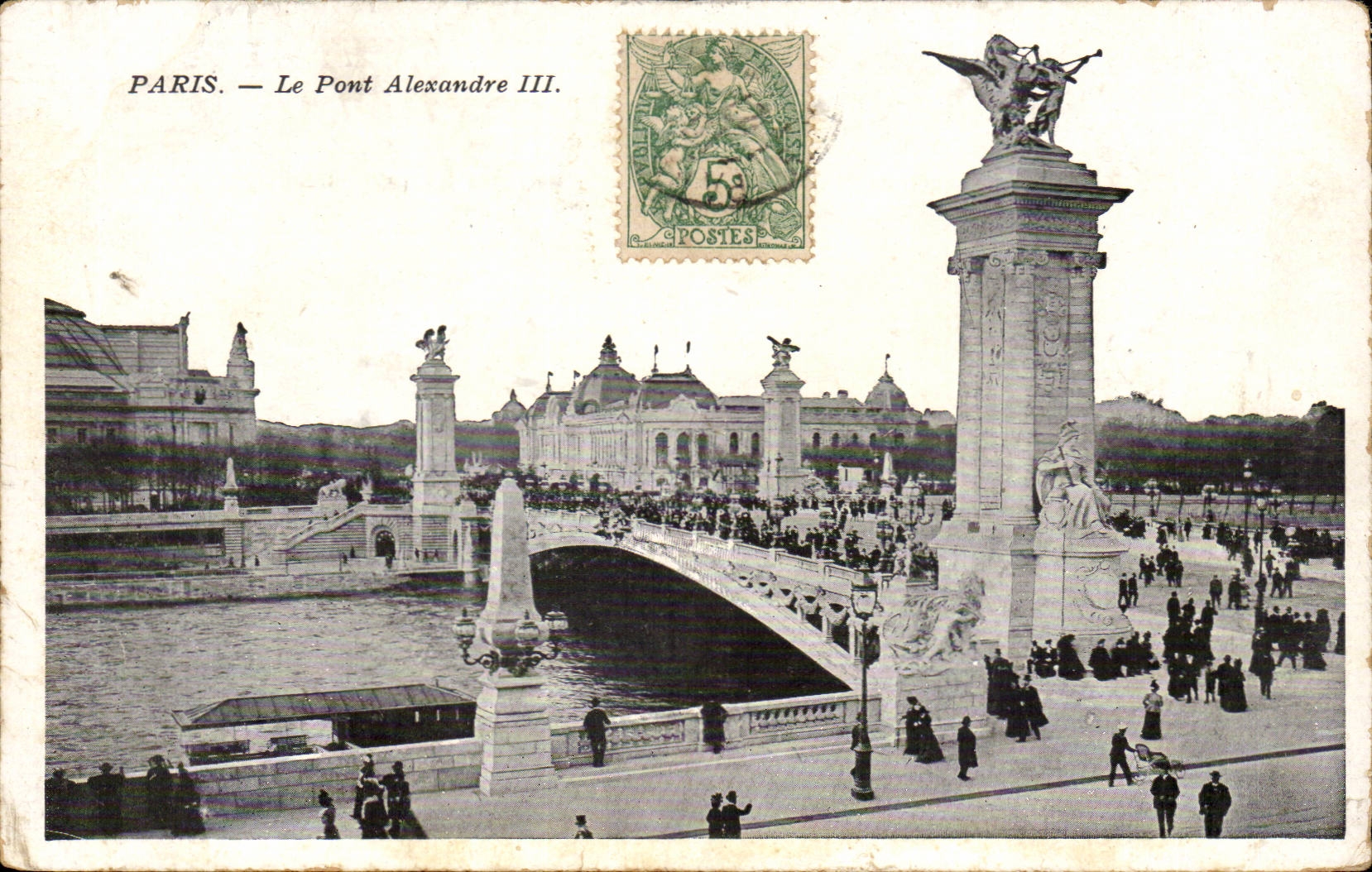 Paris 7 - The Bridge Alexandre III - CPA