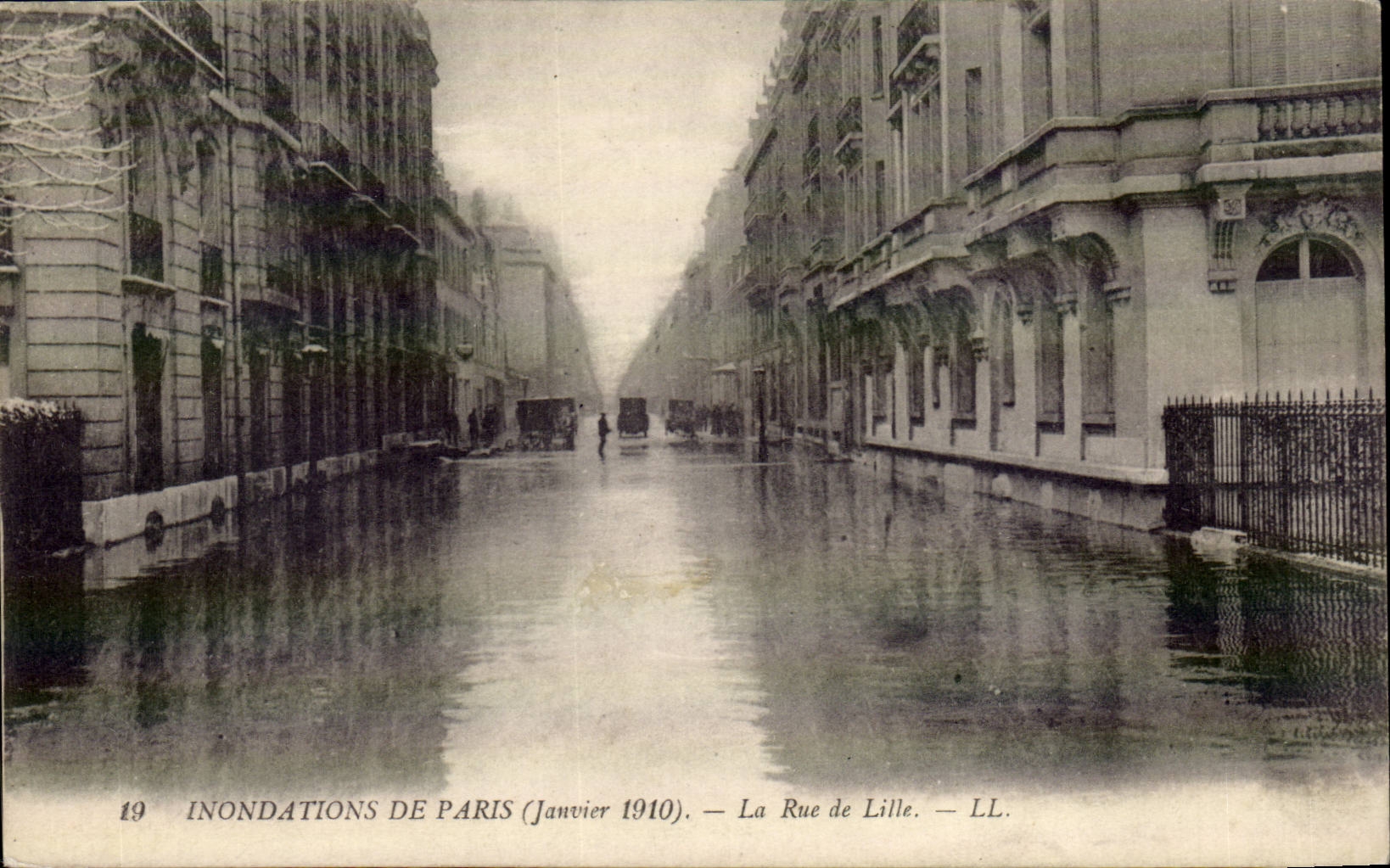 Paris 7 - The Street of Lille - Floods of Paris - 1910 - CPA