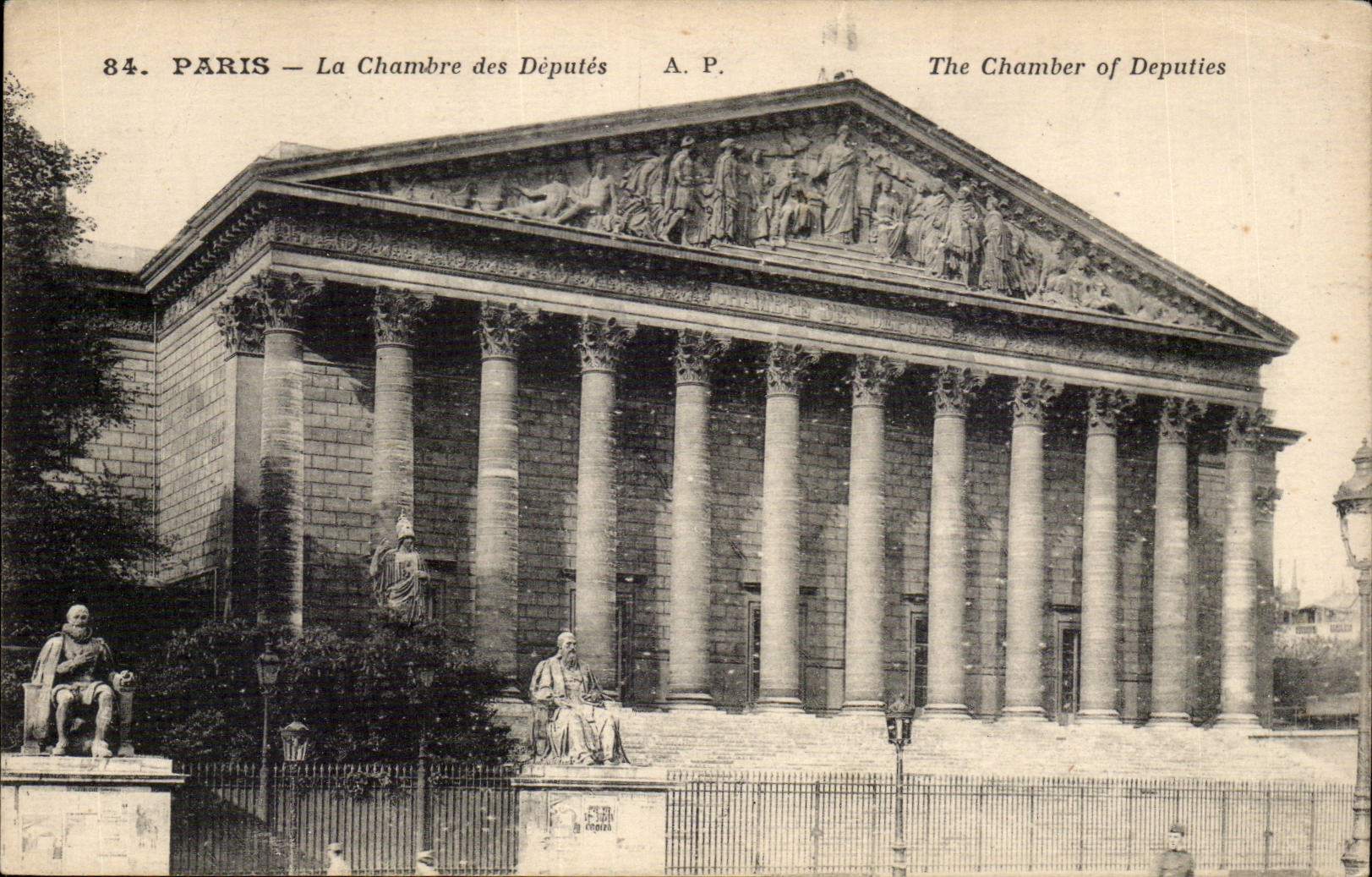 Paris 7 - La Chambre des Deputes - CPA 