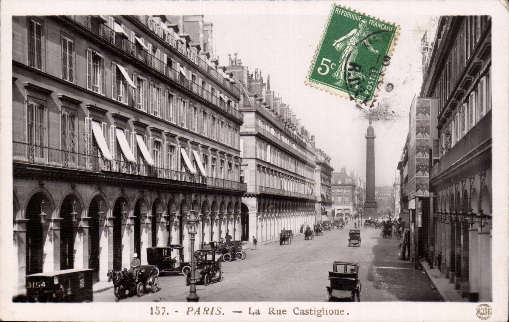 Paris 1 - Rue Castiglione - - CPA
