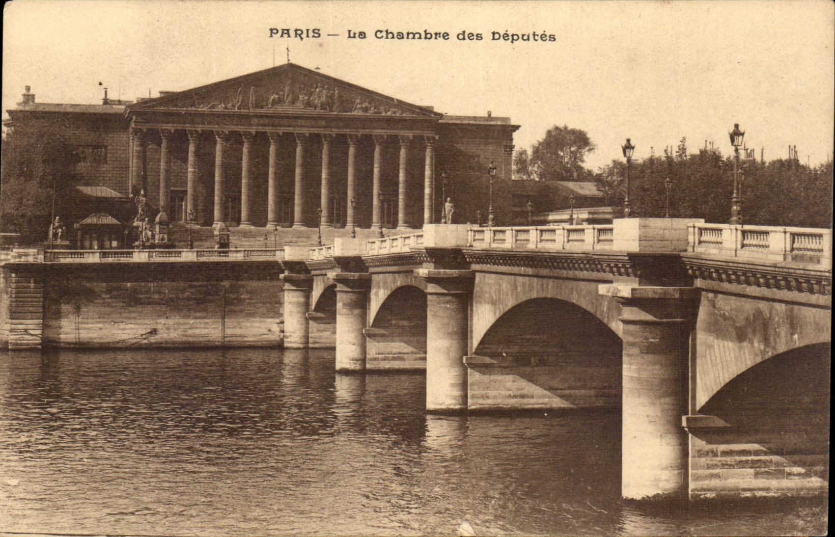 Paris 1 - La Chambre des Deputes - CPA