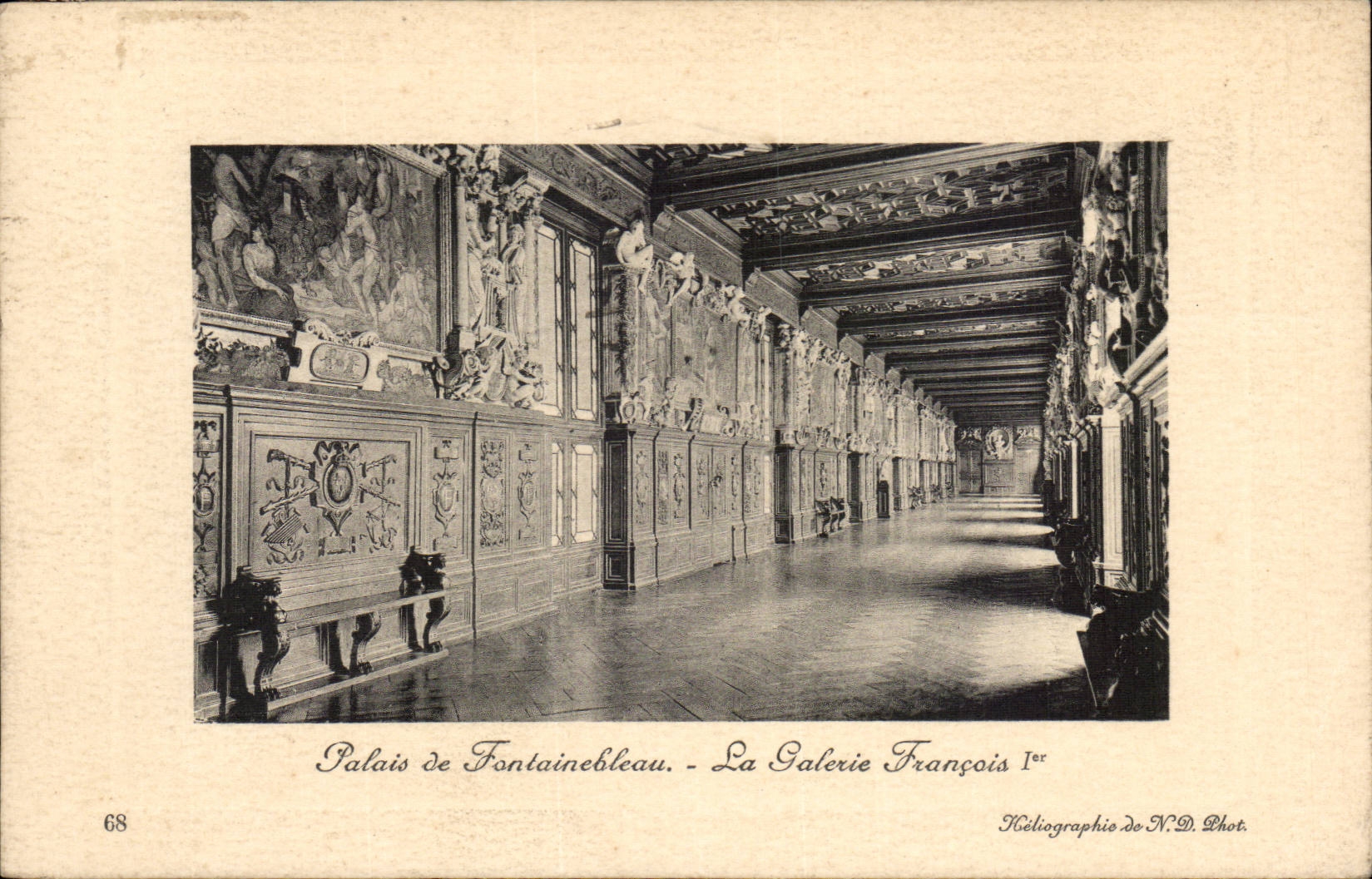 Fontainebleau - the Palate François 1 - CPA