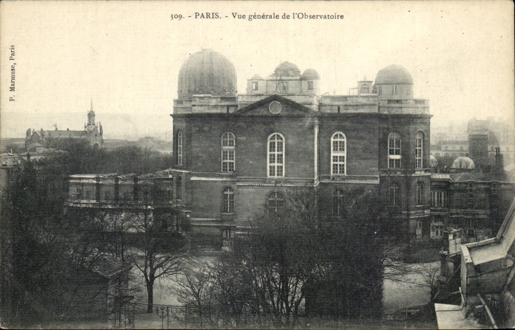 Paris CPA View of the Observatory