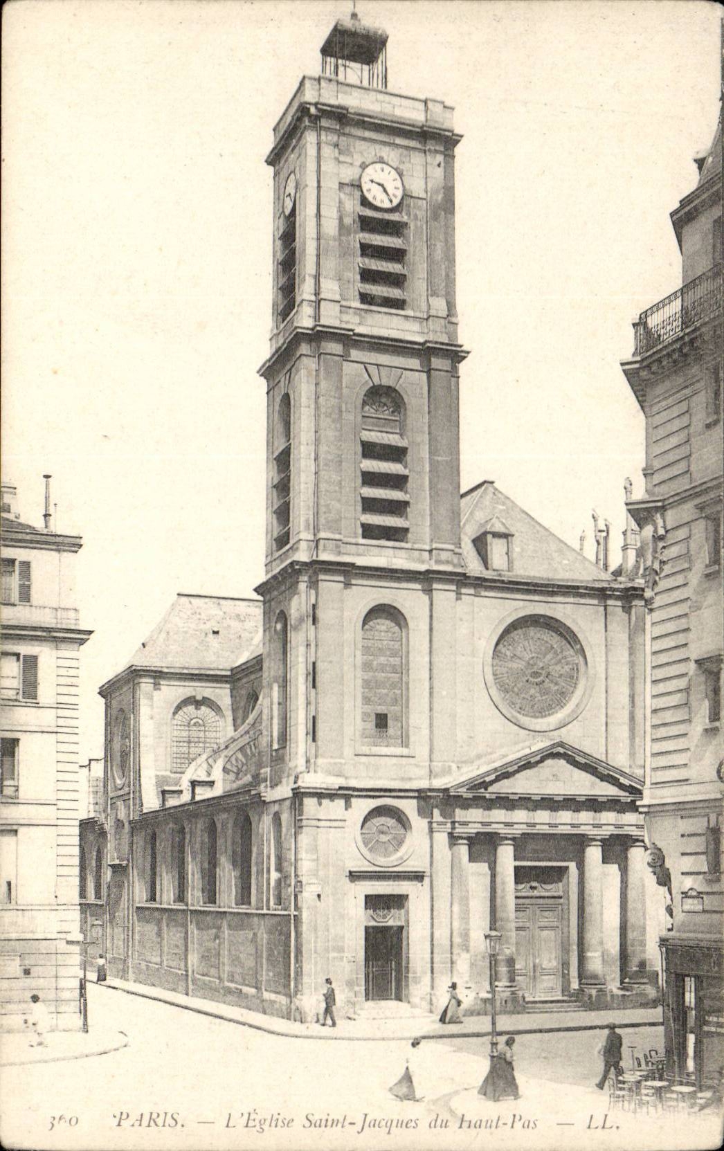 Paris CPA the church Saint Jacques of the High step