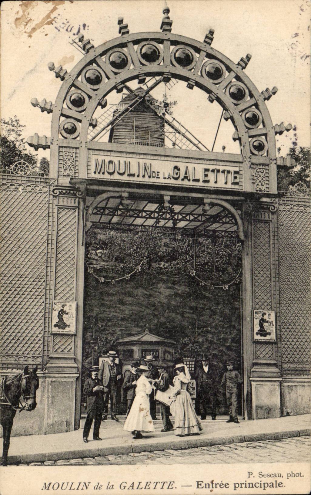 CPA Paris Montmartre Moulin de la Galette