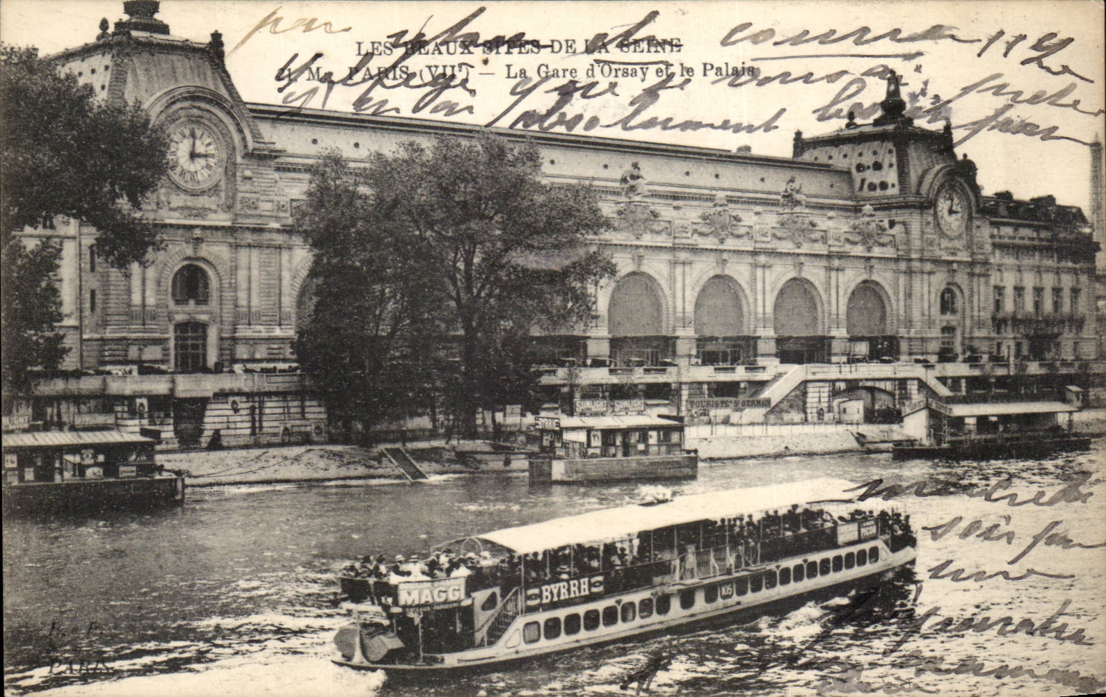 Paris 7 - Train station of Orsay and Palate CPA