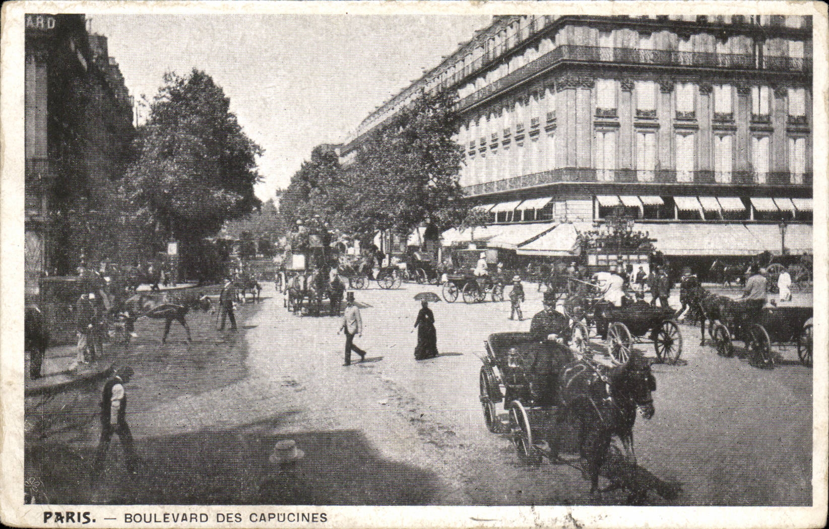 Paris - 9 - Boulevard des Capucines CPA 