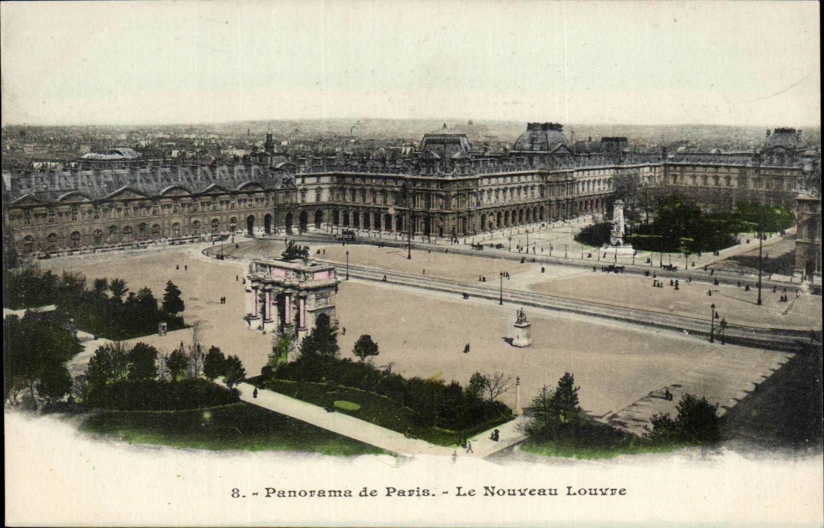 Paris - 1 - Le Nouveau Louvre CPA