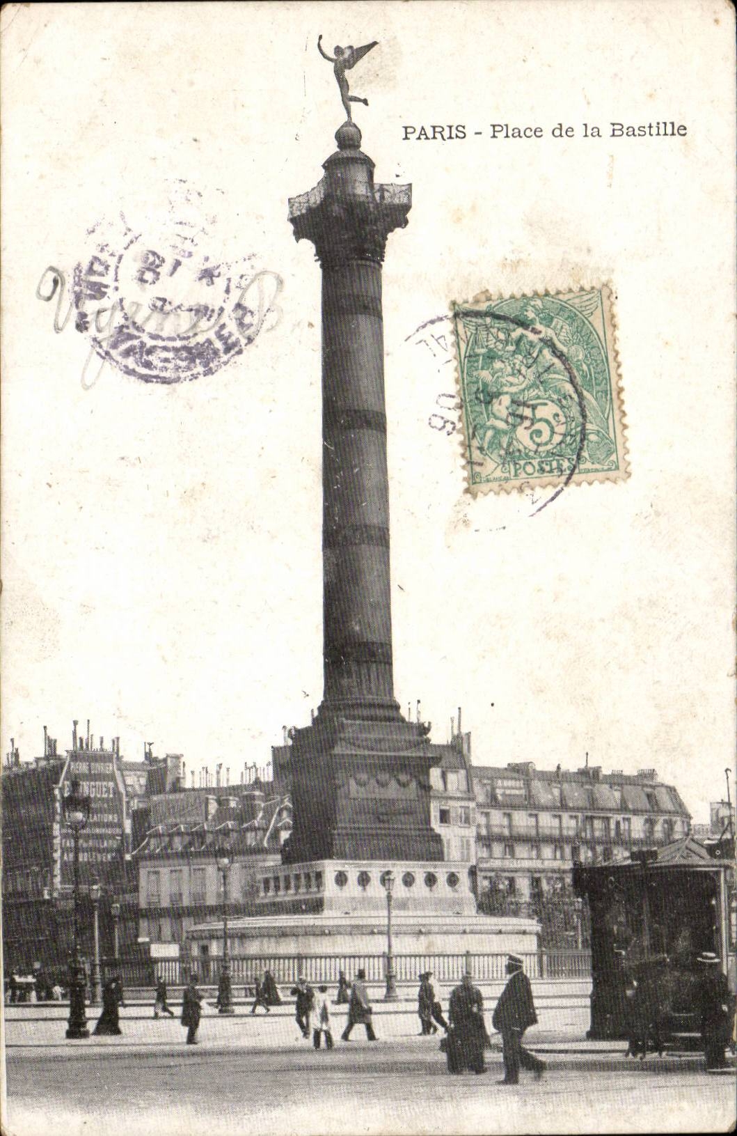 Paris 10 - Place Bastille CPA